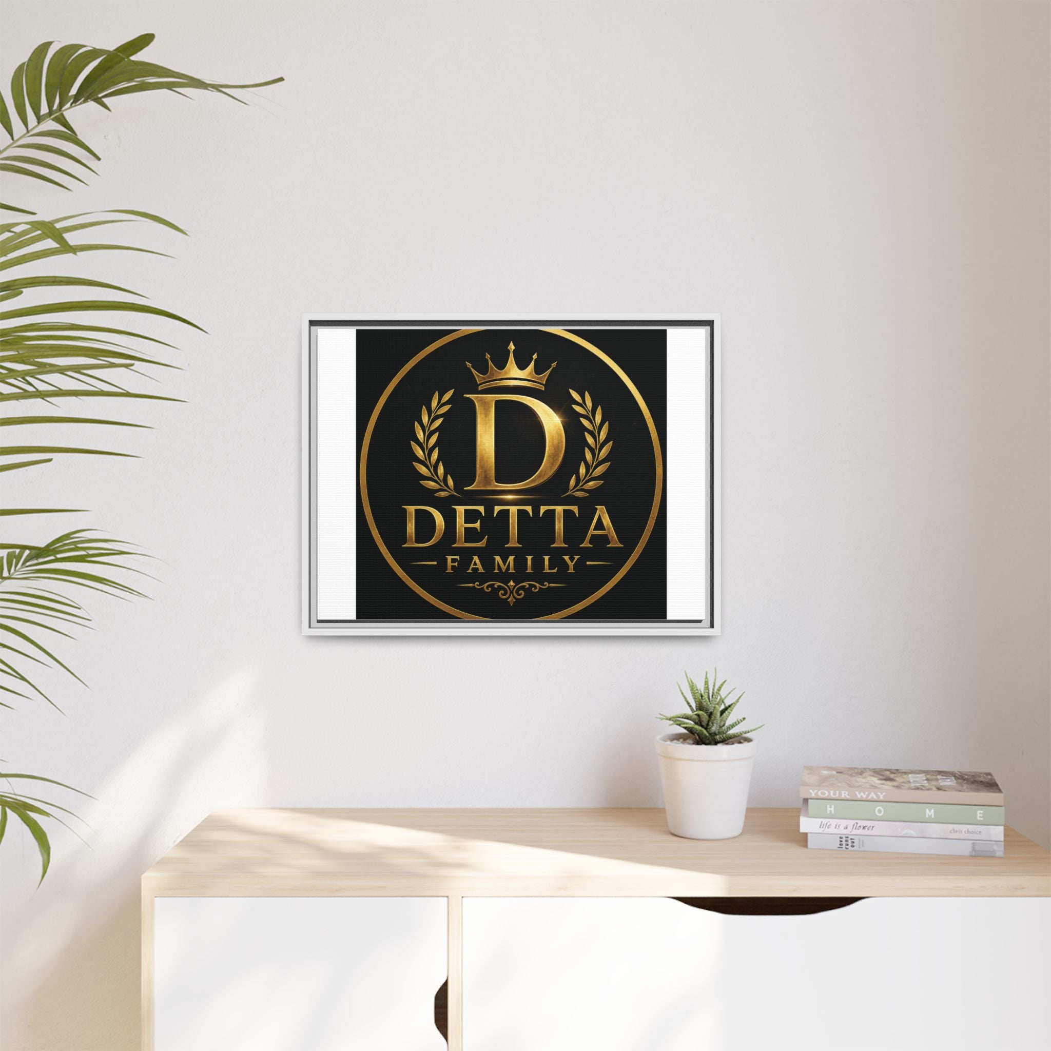Matte Canvas, Framed (Multi-color)