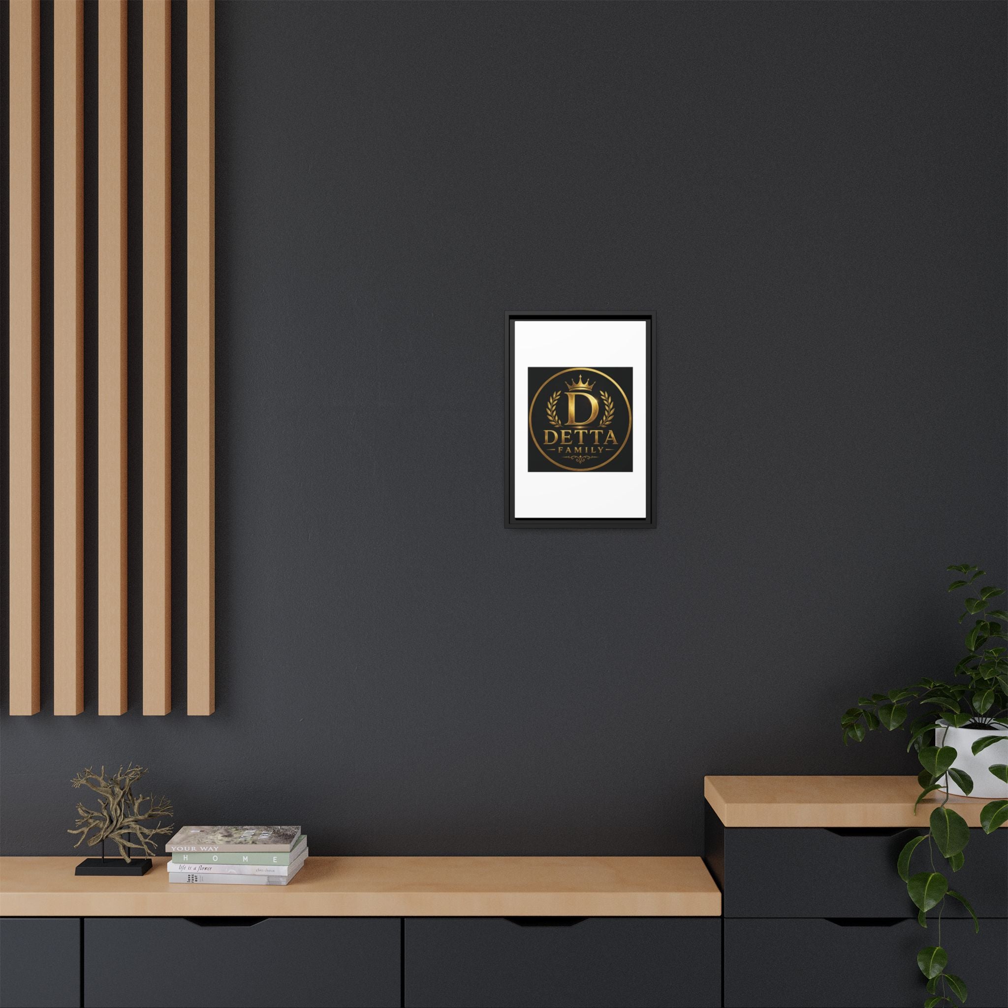 Matte Canvas, Framed (Multi-color)