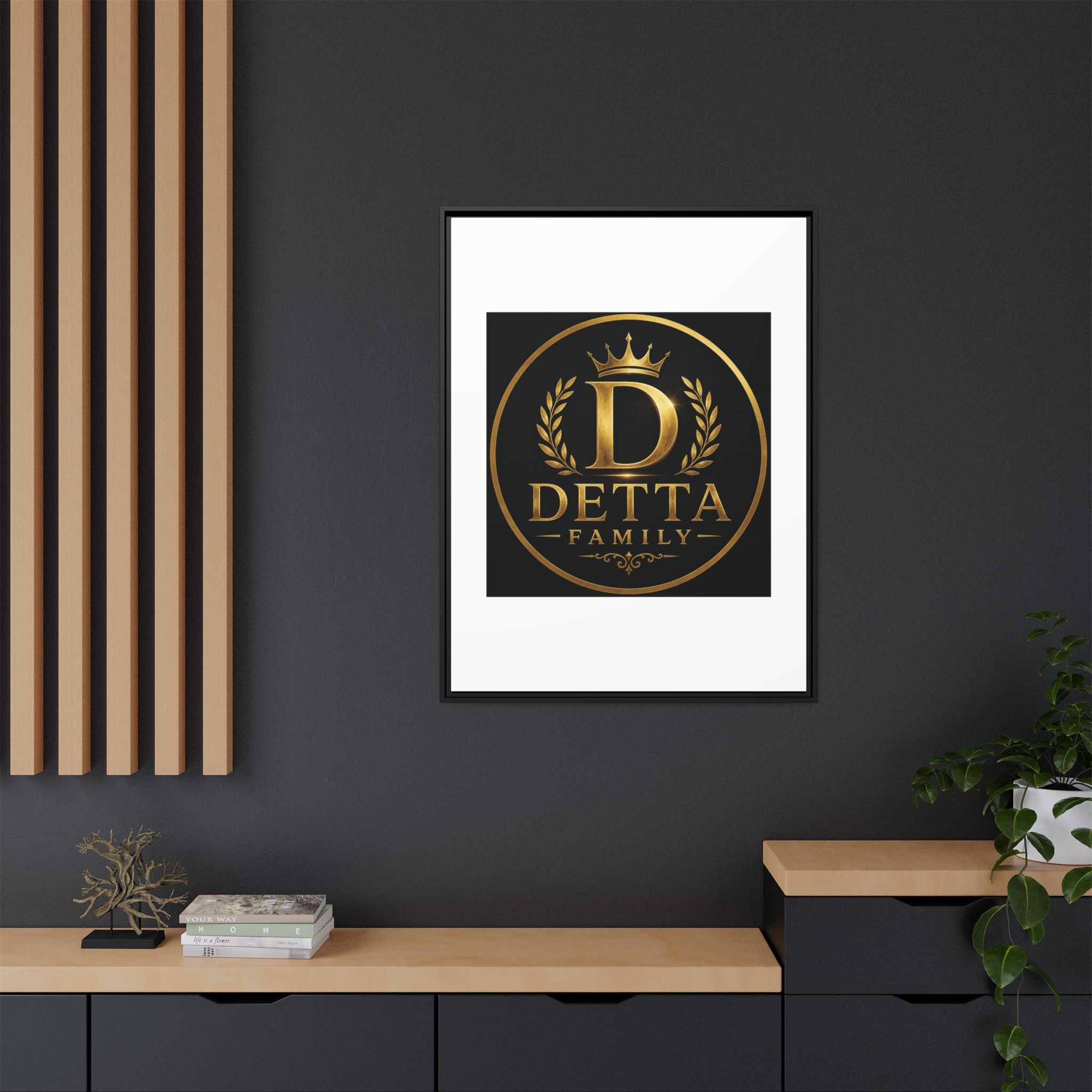 Matte Canvas, Framed (Multi-color)