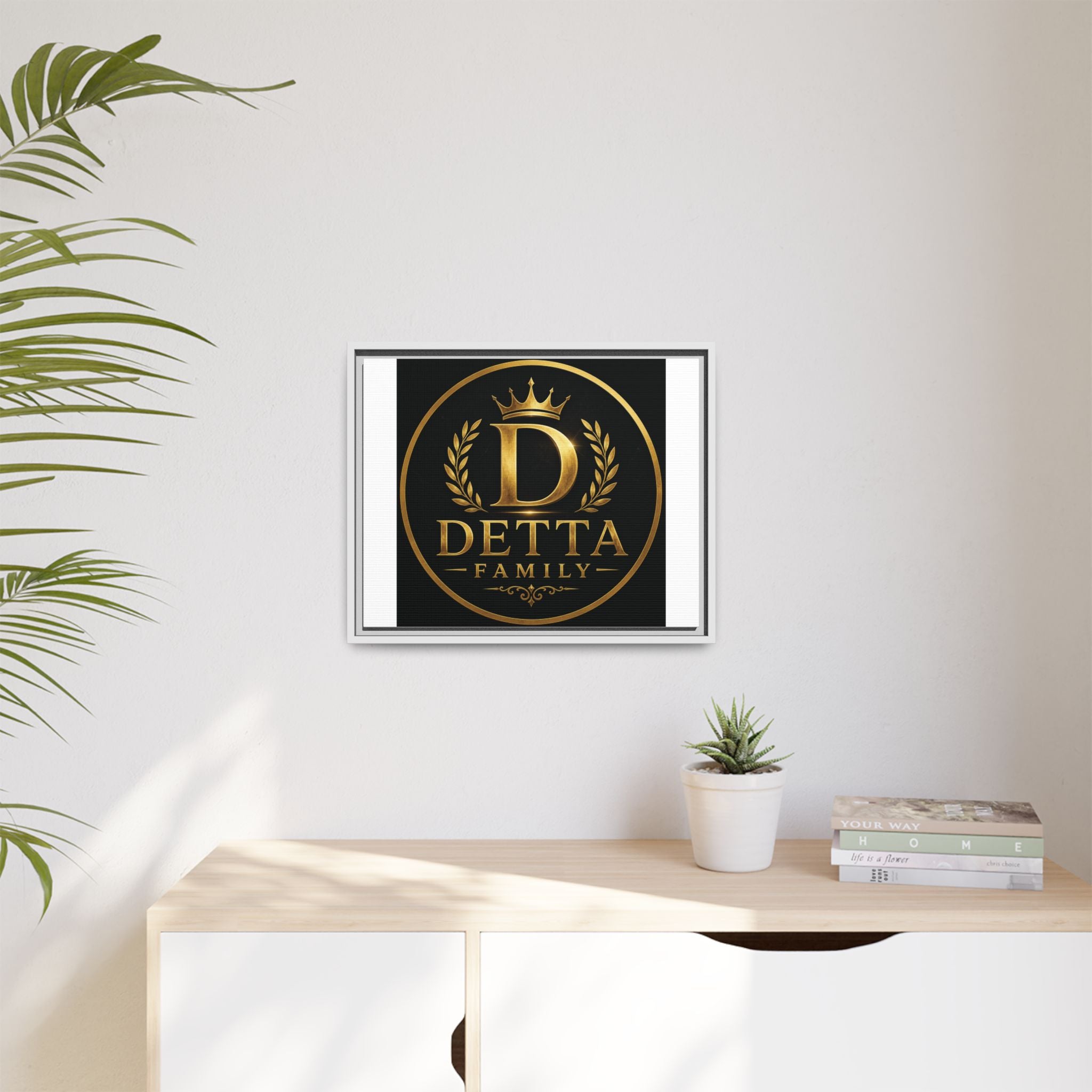 Matte Canvas, Framed (Multi-color)