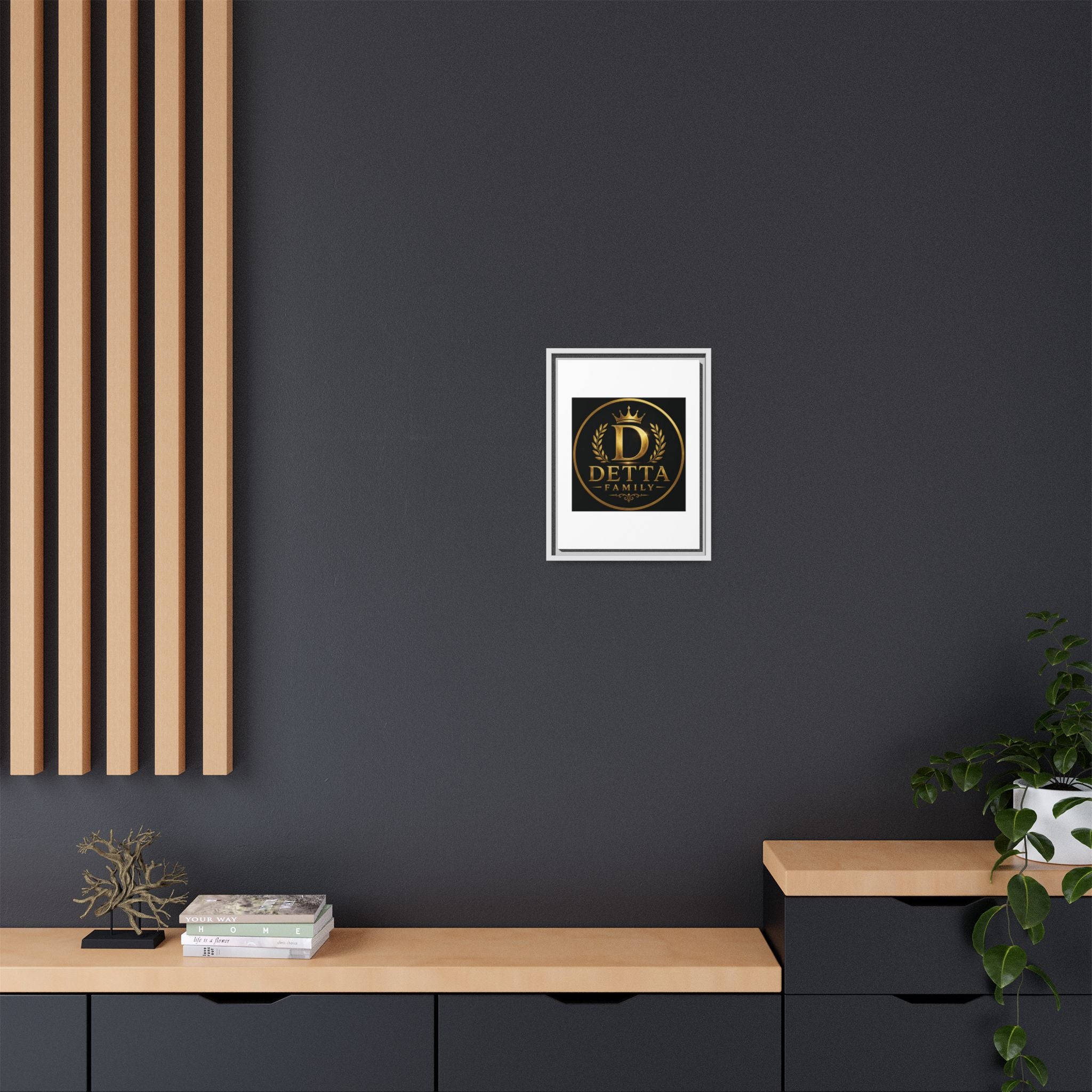 Matte Canvas, Framed (Multi-color)