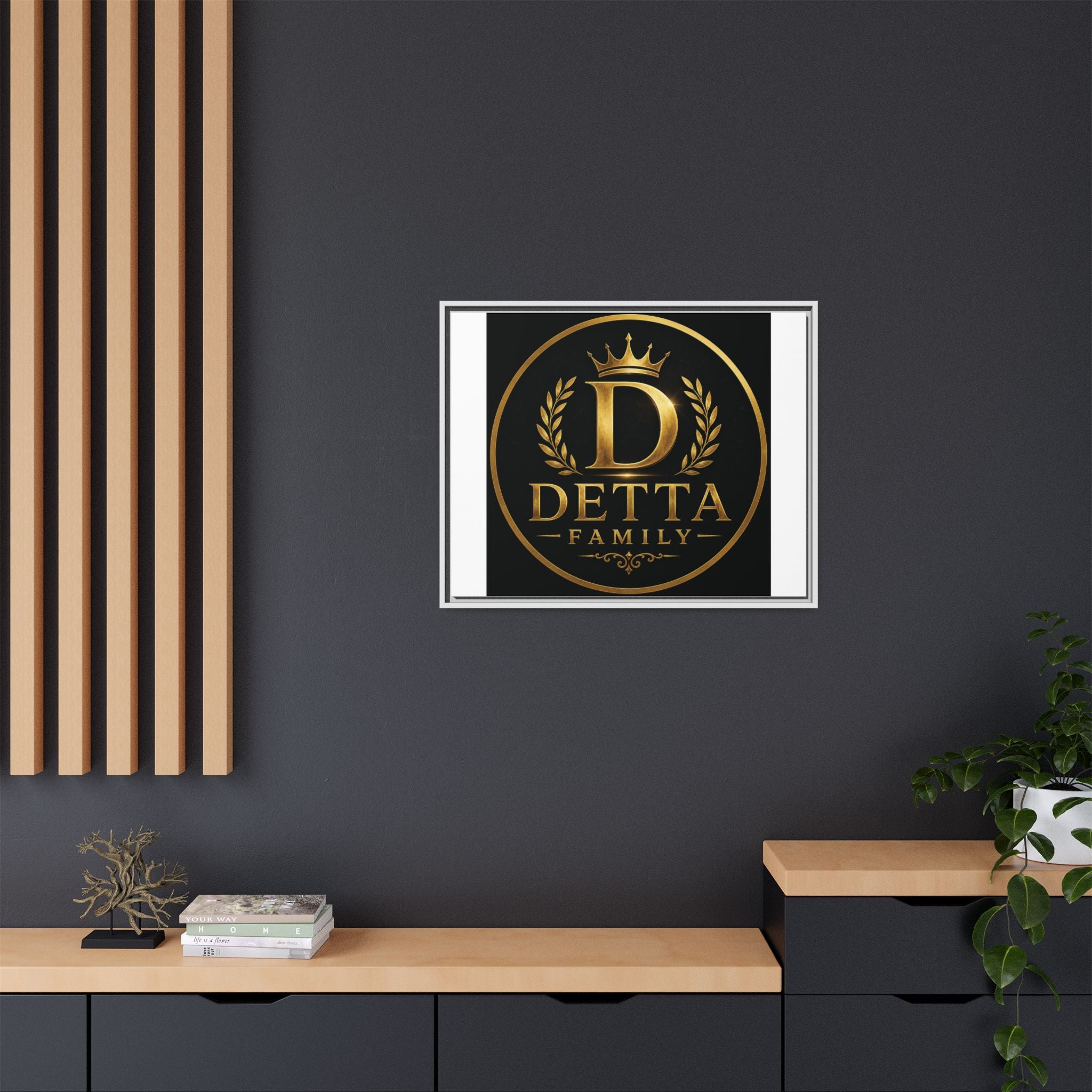 Matte Canvas, Framed (Multi-color)