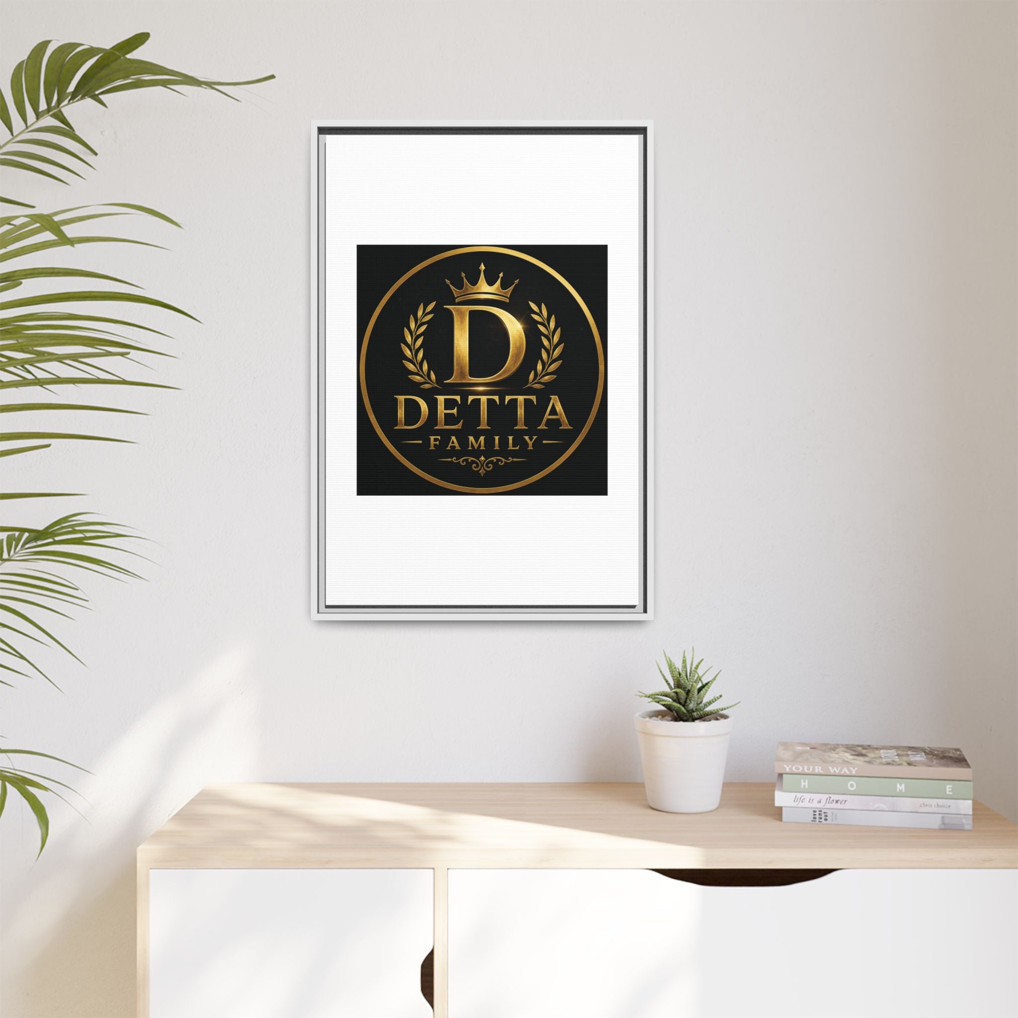 Matte Canvas, Framed (Multi-color)
