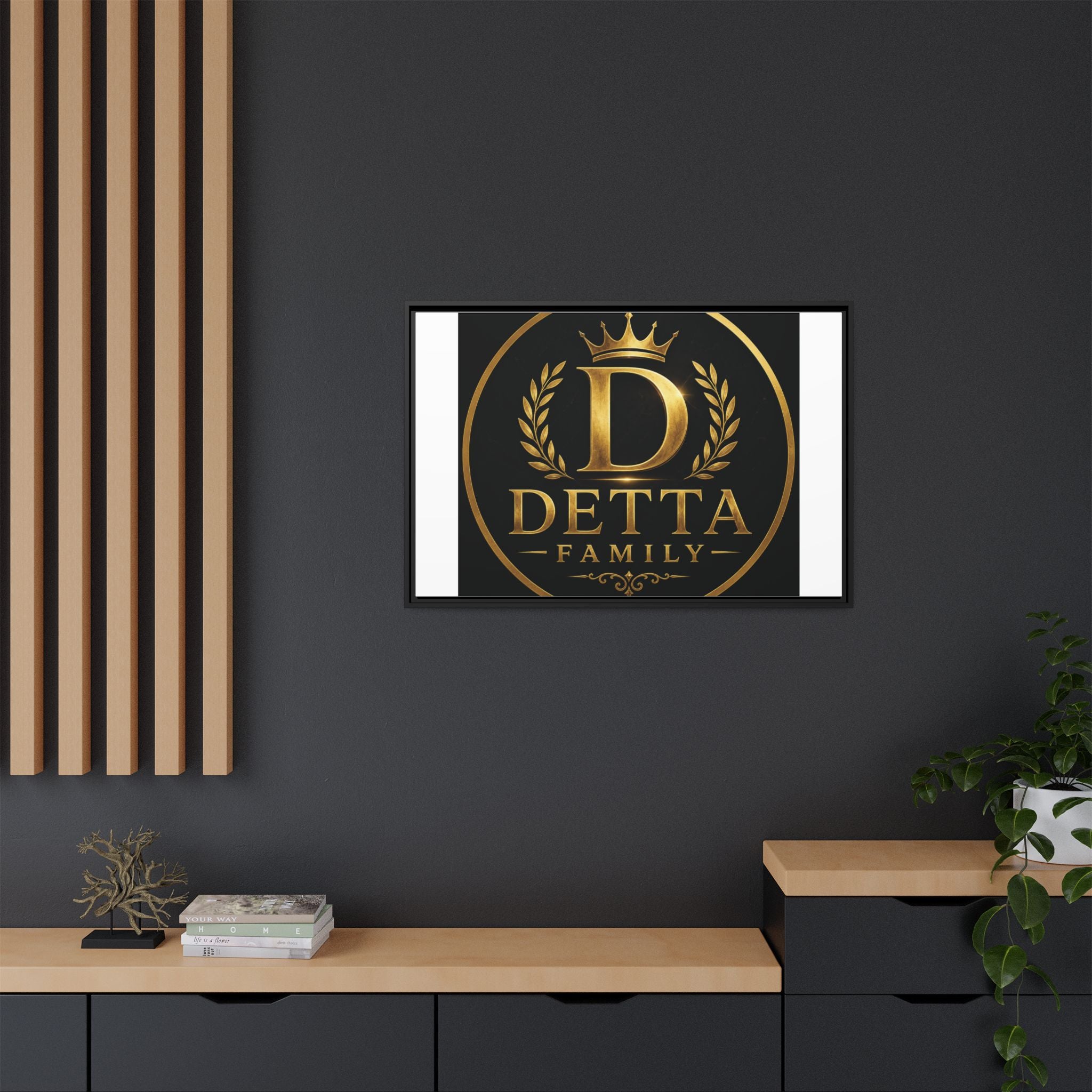 Matte Canvas, Framed (Multi-color)