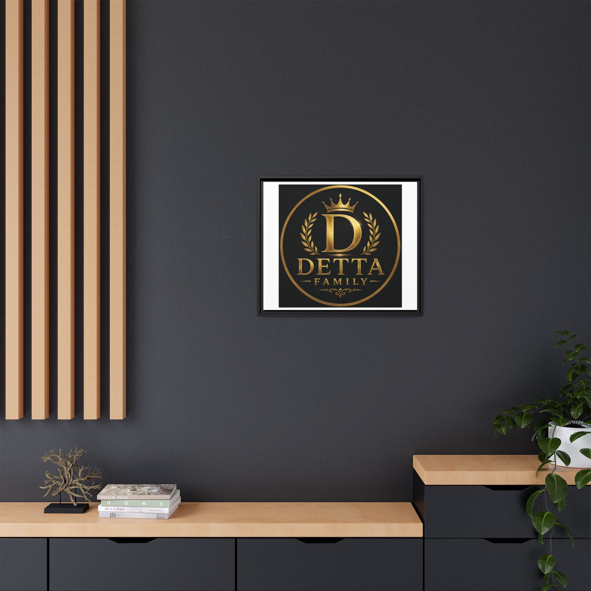 Matte Canvas, Framed (Multi-color)