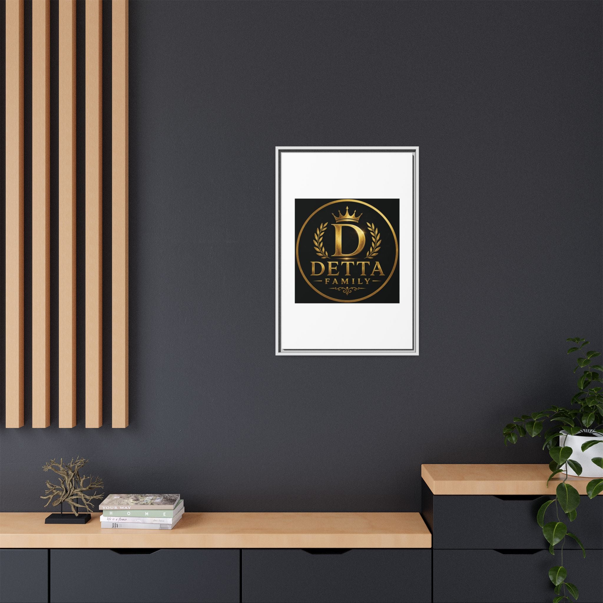 Matte Canvas, Framed (Multi-color)