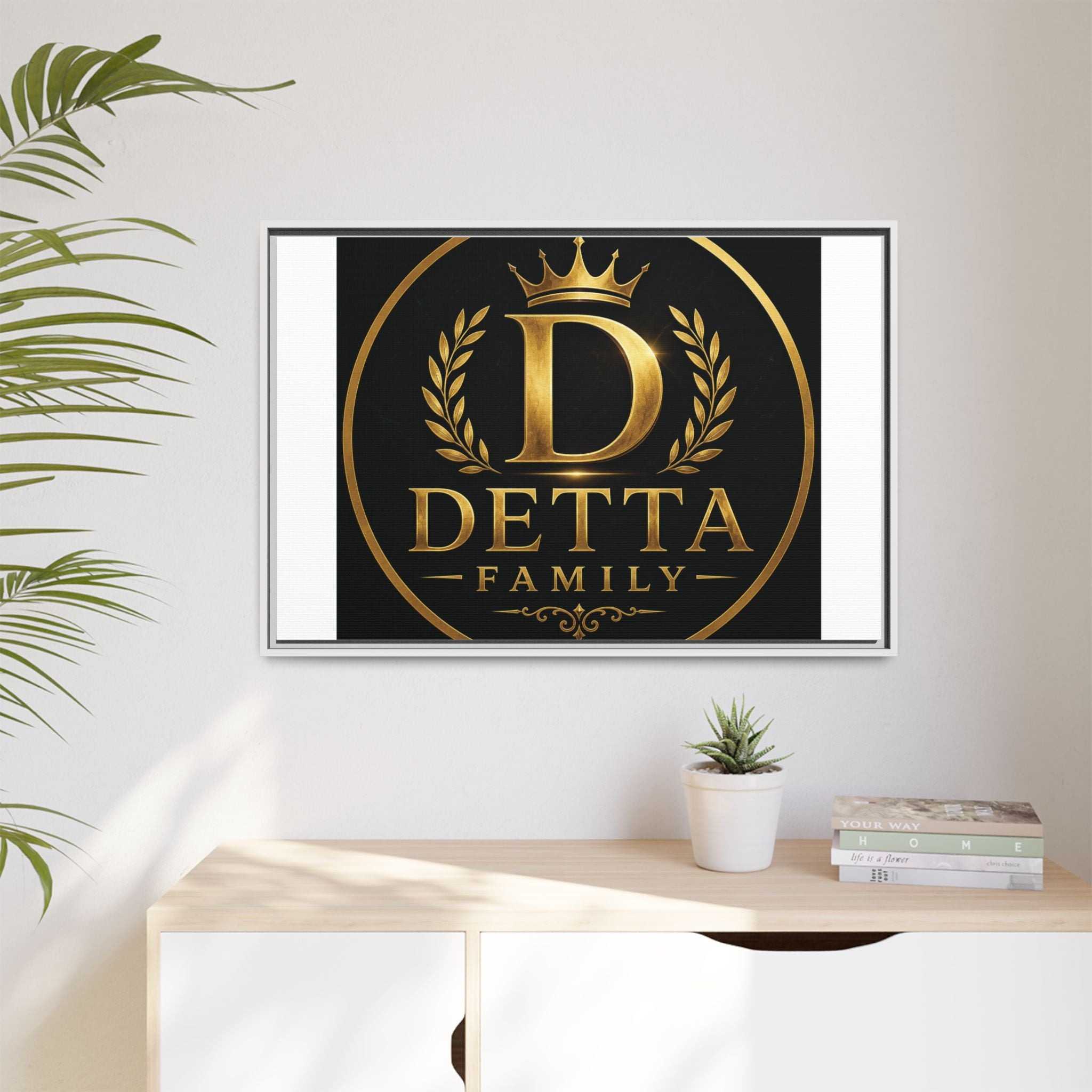 Matte Canvas, Framed (Multi-color)