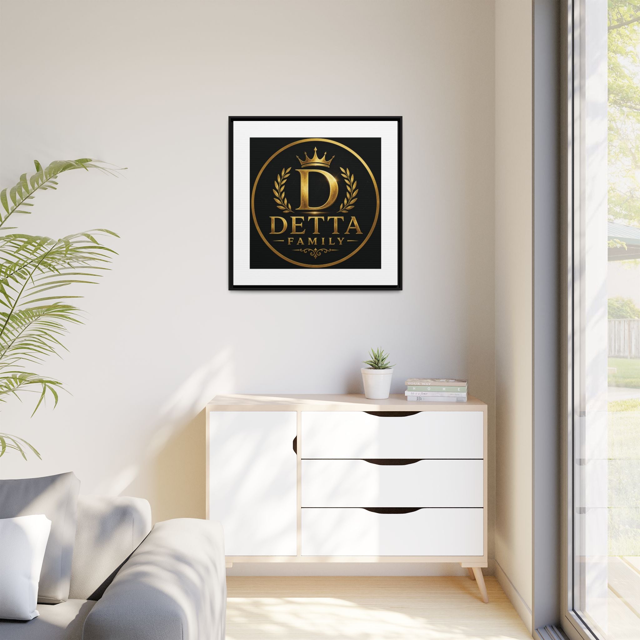 Matte Canvas, Framed (Multi-color)