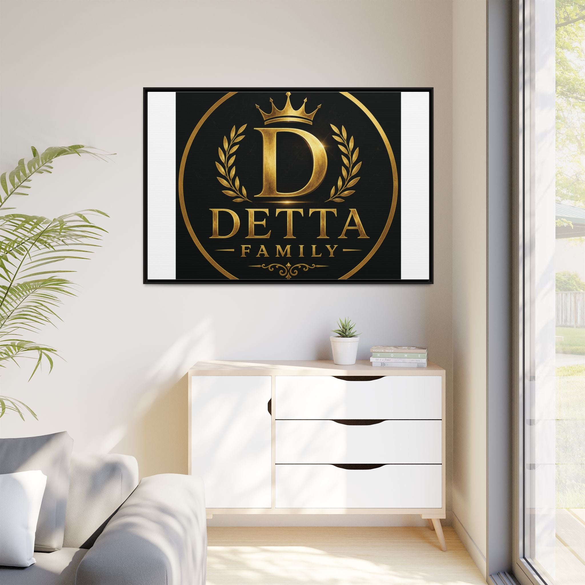 Matte Canvas, Framed (Multi-color)