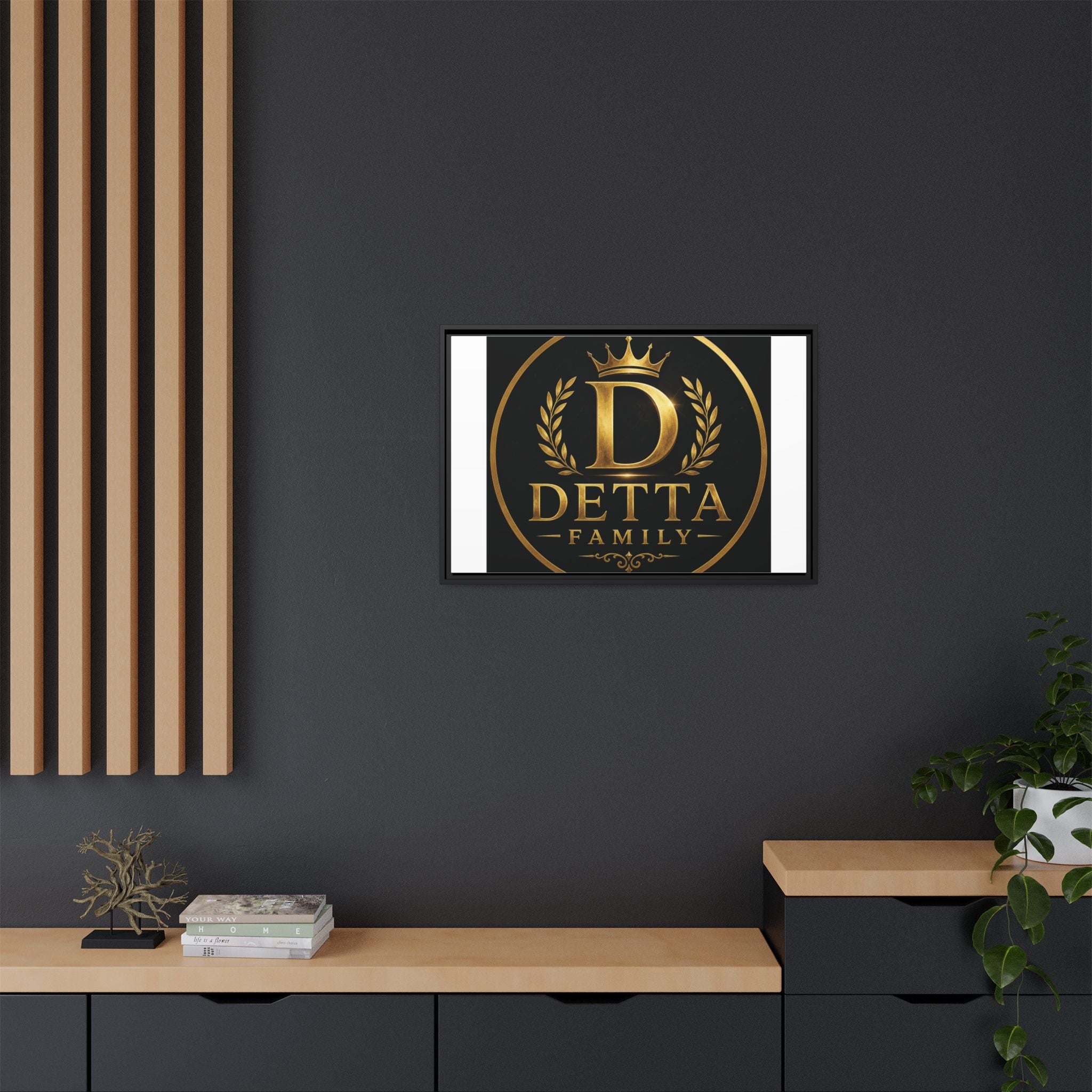 Matte Canvas, Framed (Multi-color)