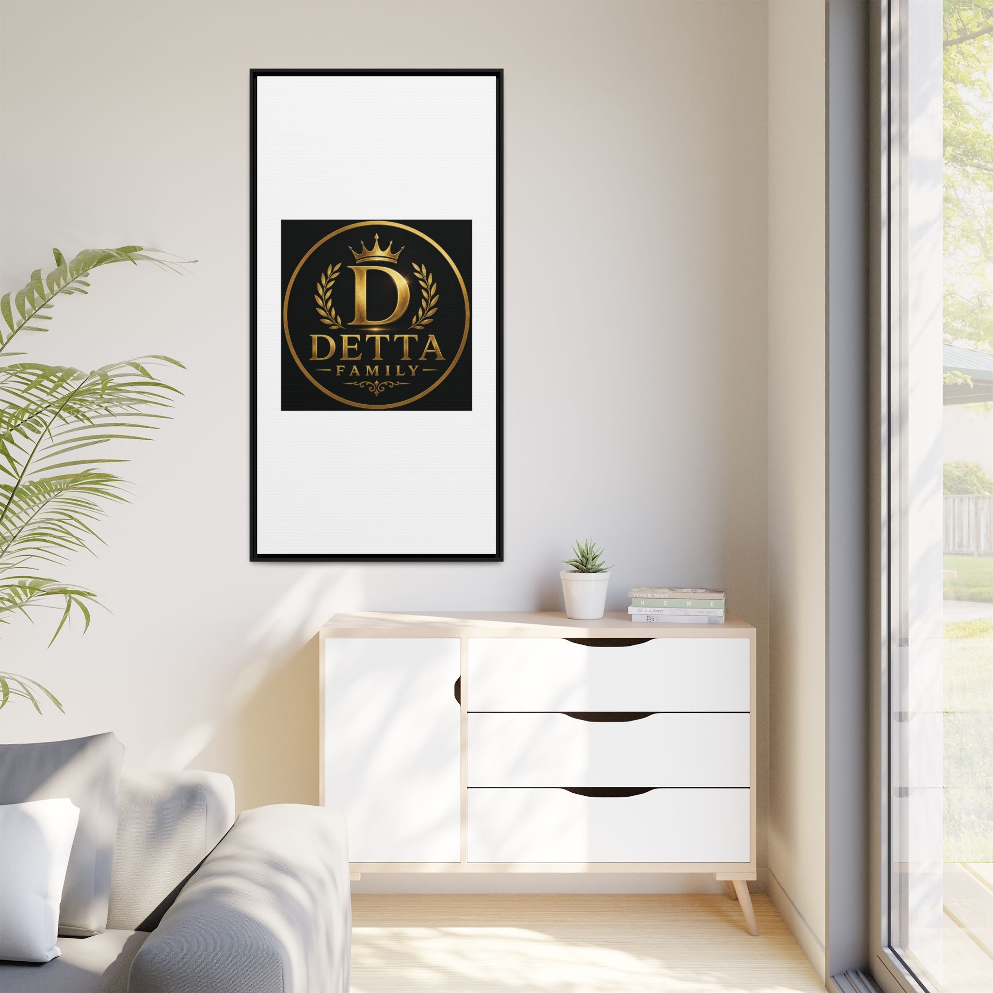 Matte Canvas, Framed (Multi-color)