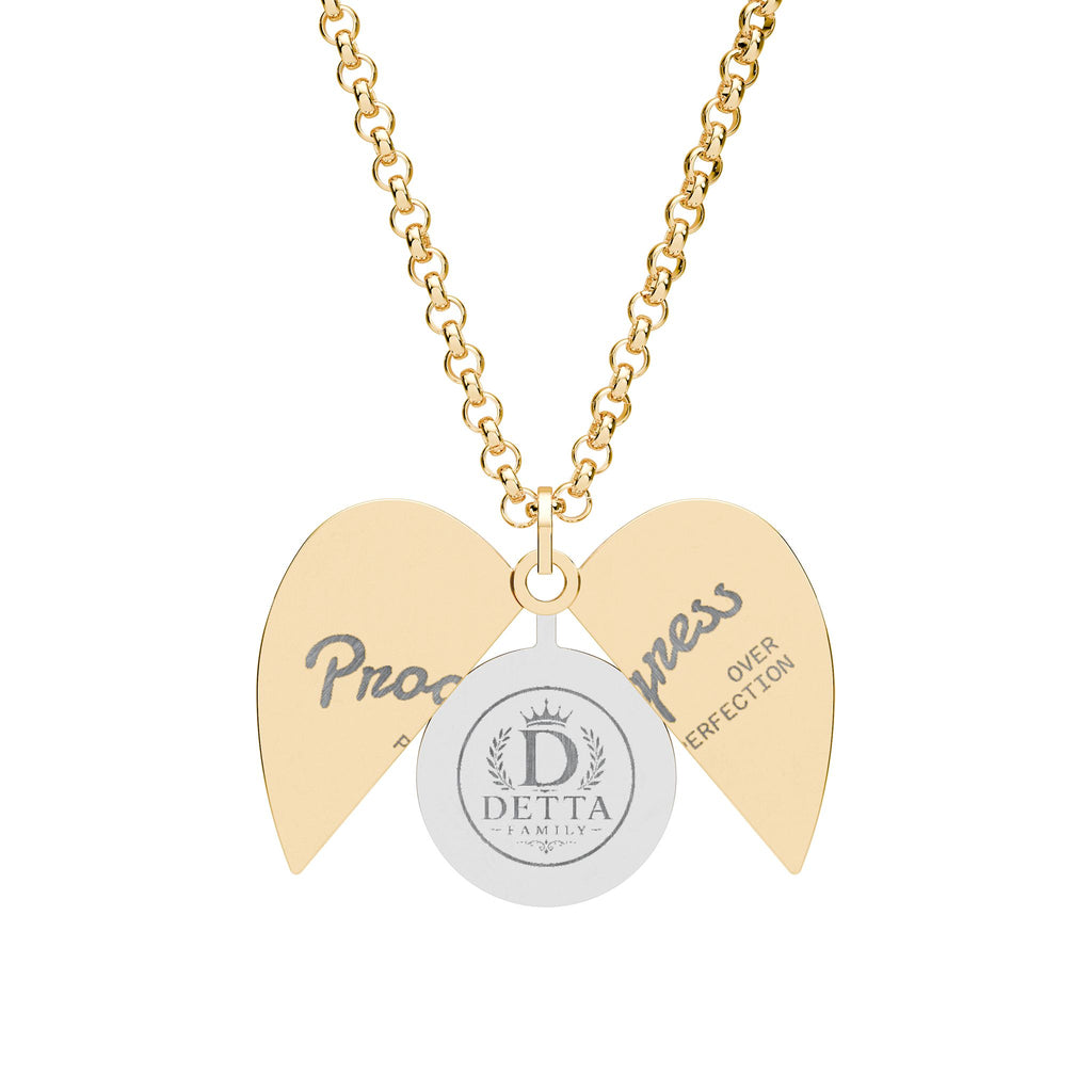 Hidden Message Heart Necklace (Engraving)