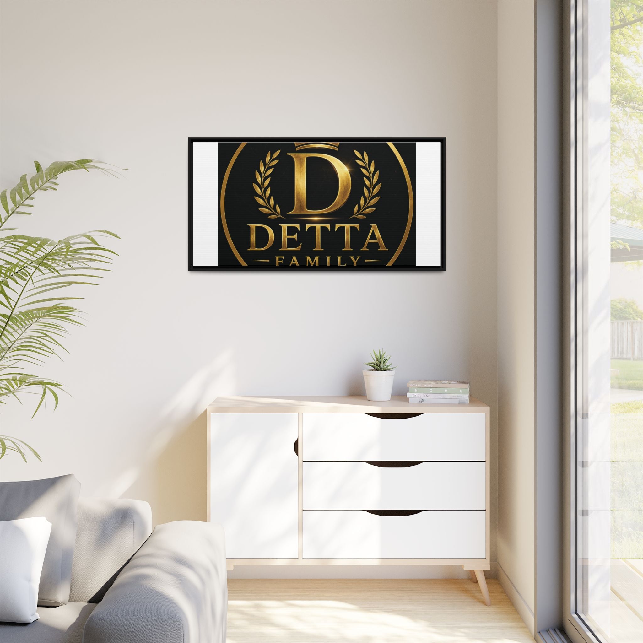 Matte Canvas, Framed (Multi-color)