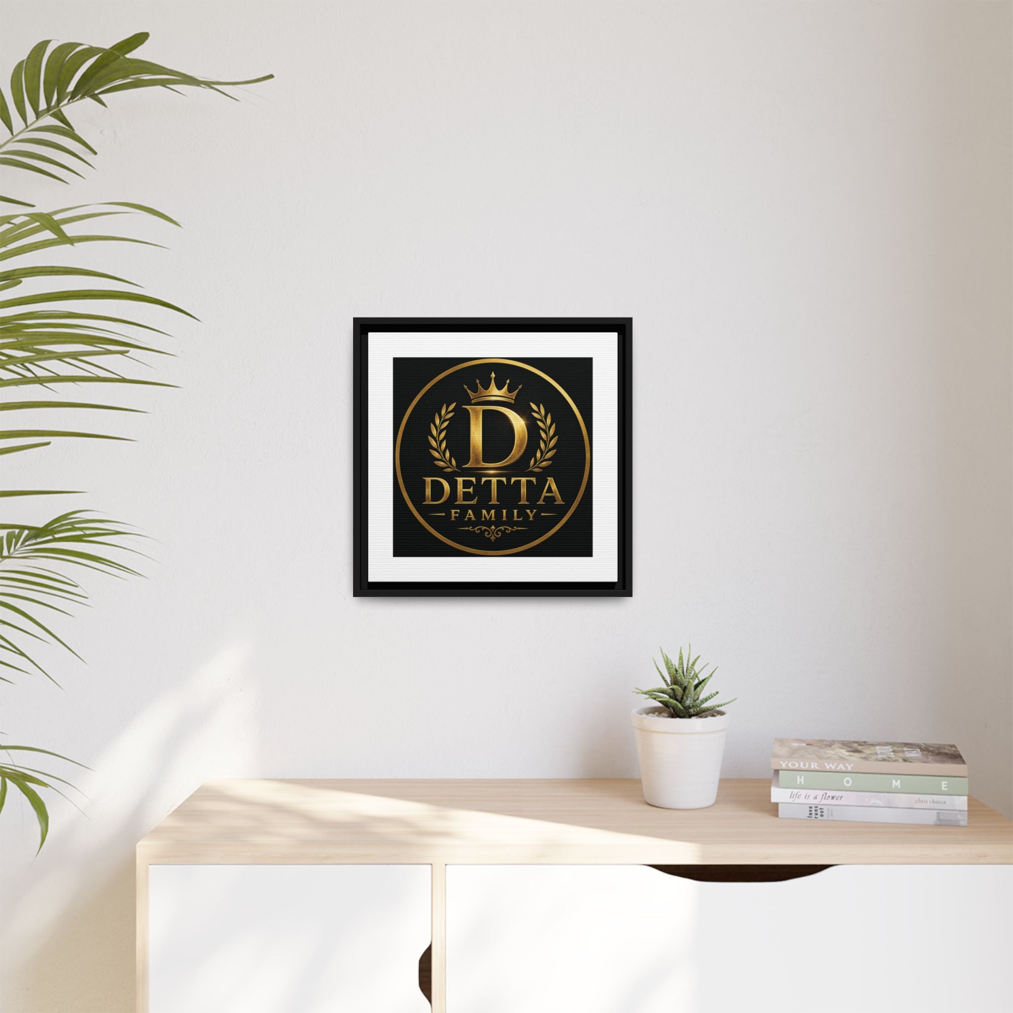 Matte Canvas, Framed (Multi-color)