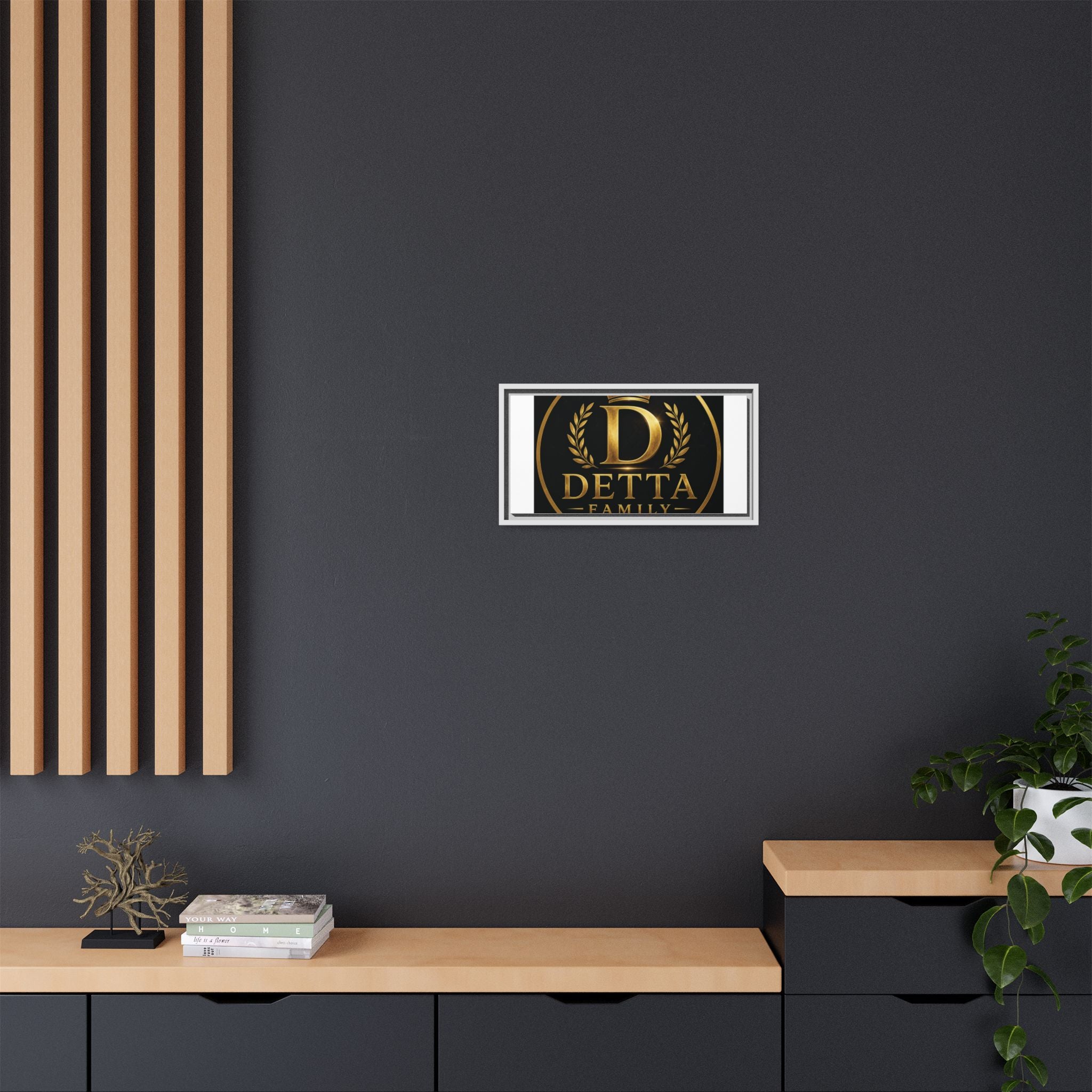Matte Canvas, Framed (Multi-color)