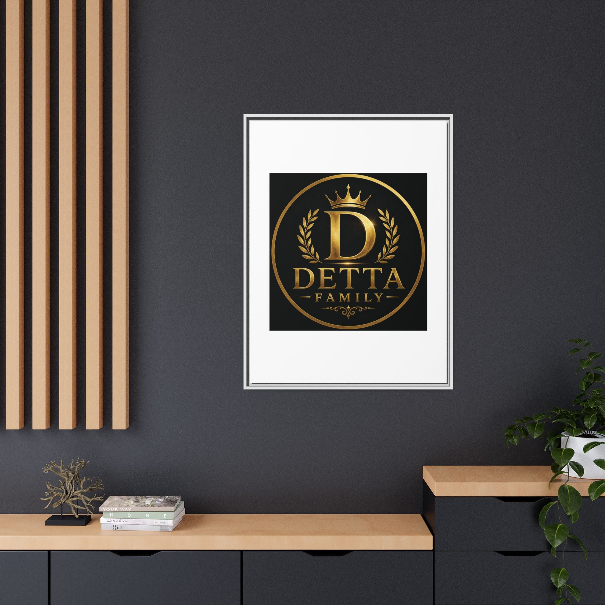 Matte Canvas, Framed (Multi-color)