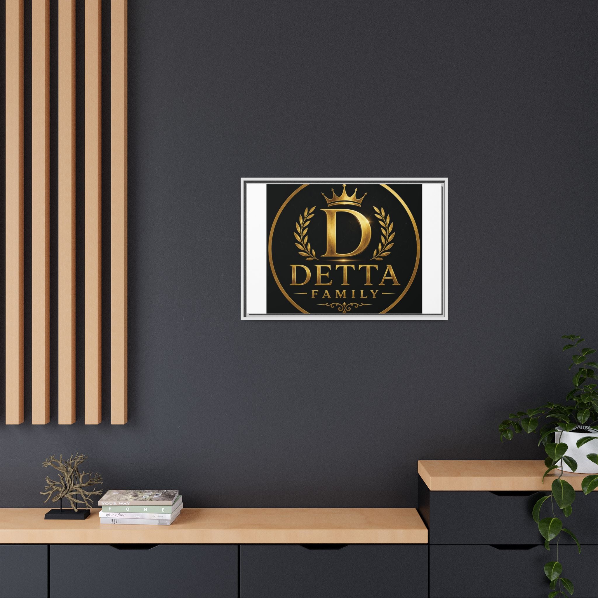 Matte Canvas, Framed (Multi-color)