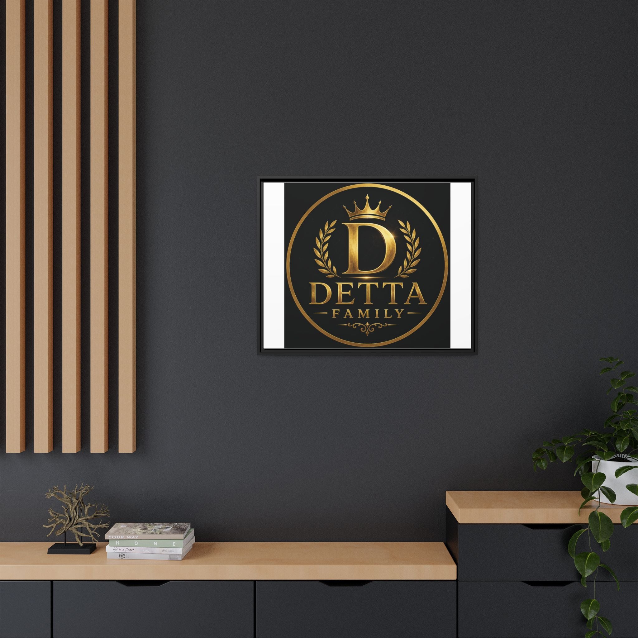 Matte Canvas, Framed (Multi-color)