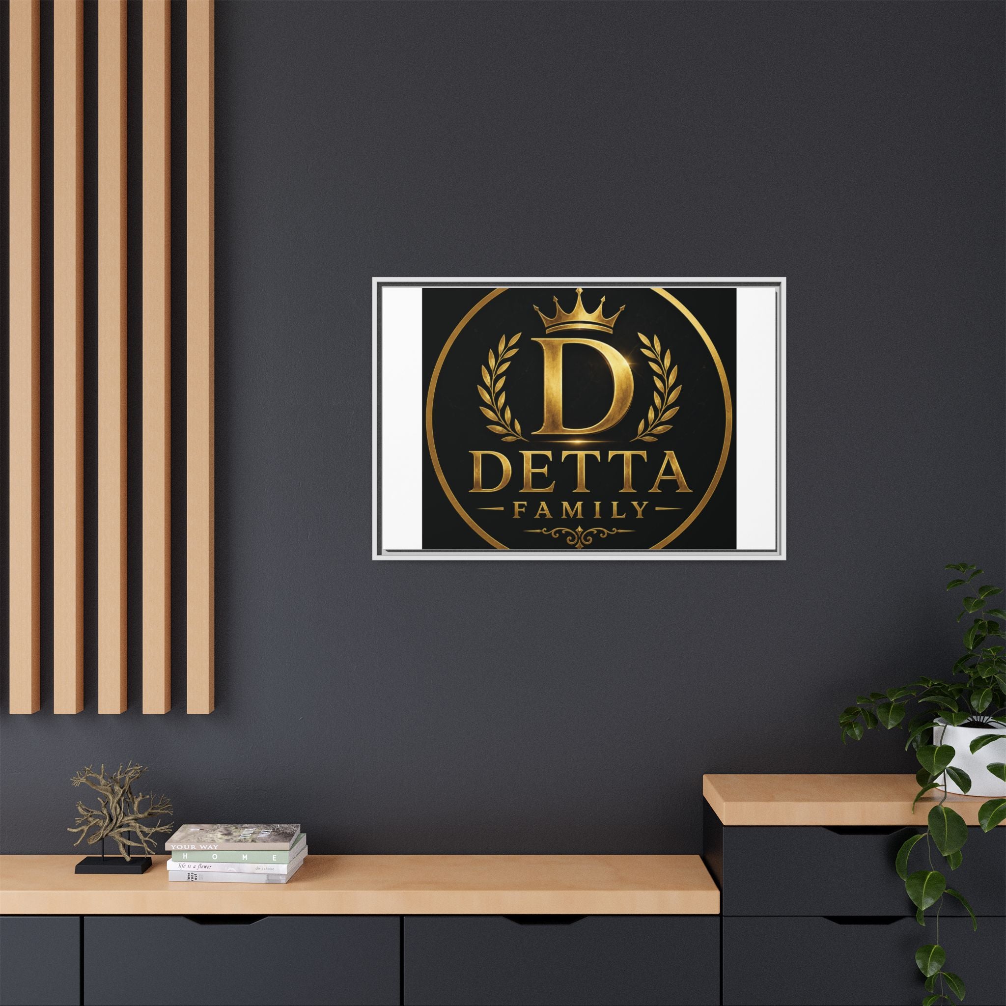 Matte Canvas, Framed (Multi-color)