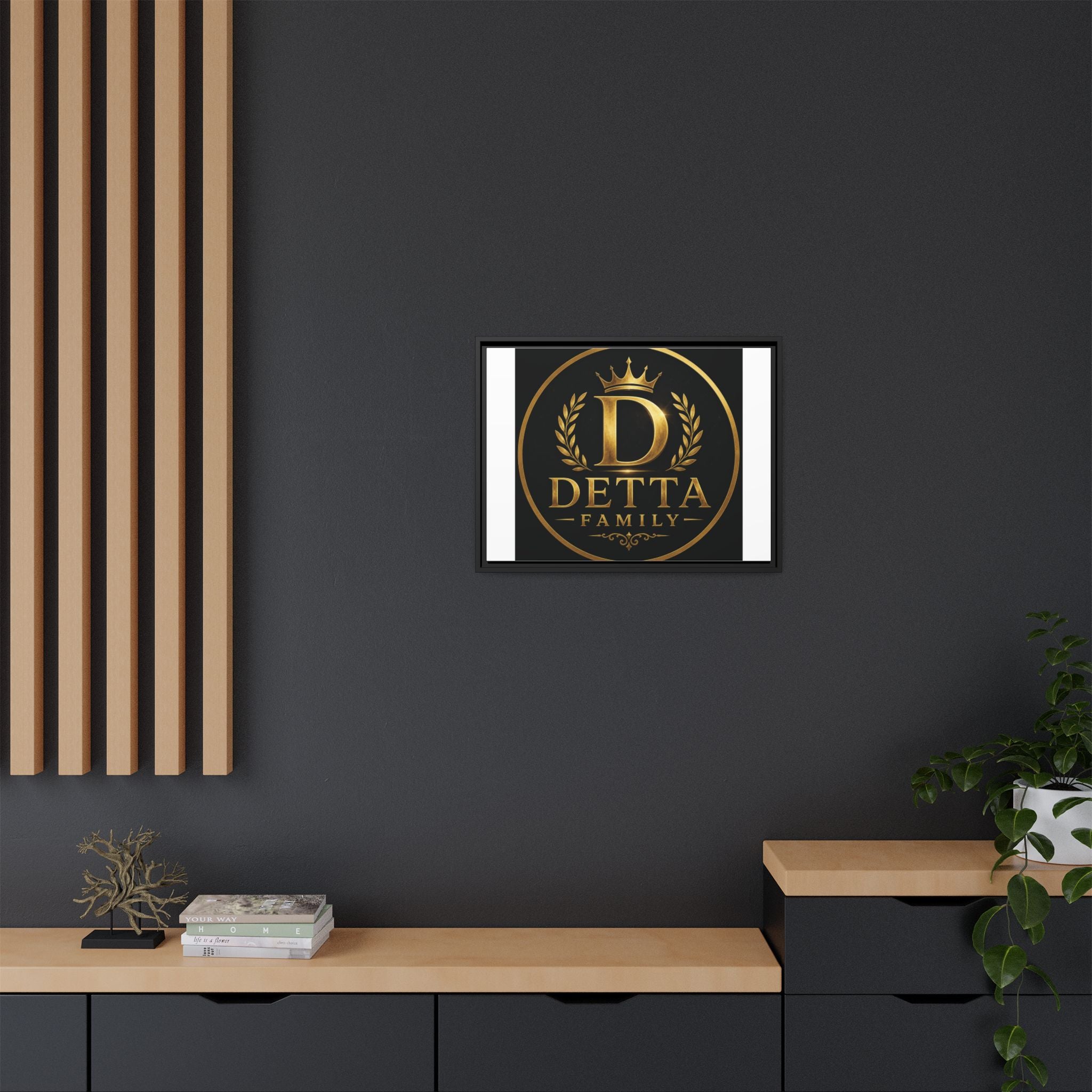 Matte Canvas, Framed (Multi-color)