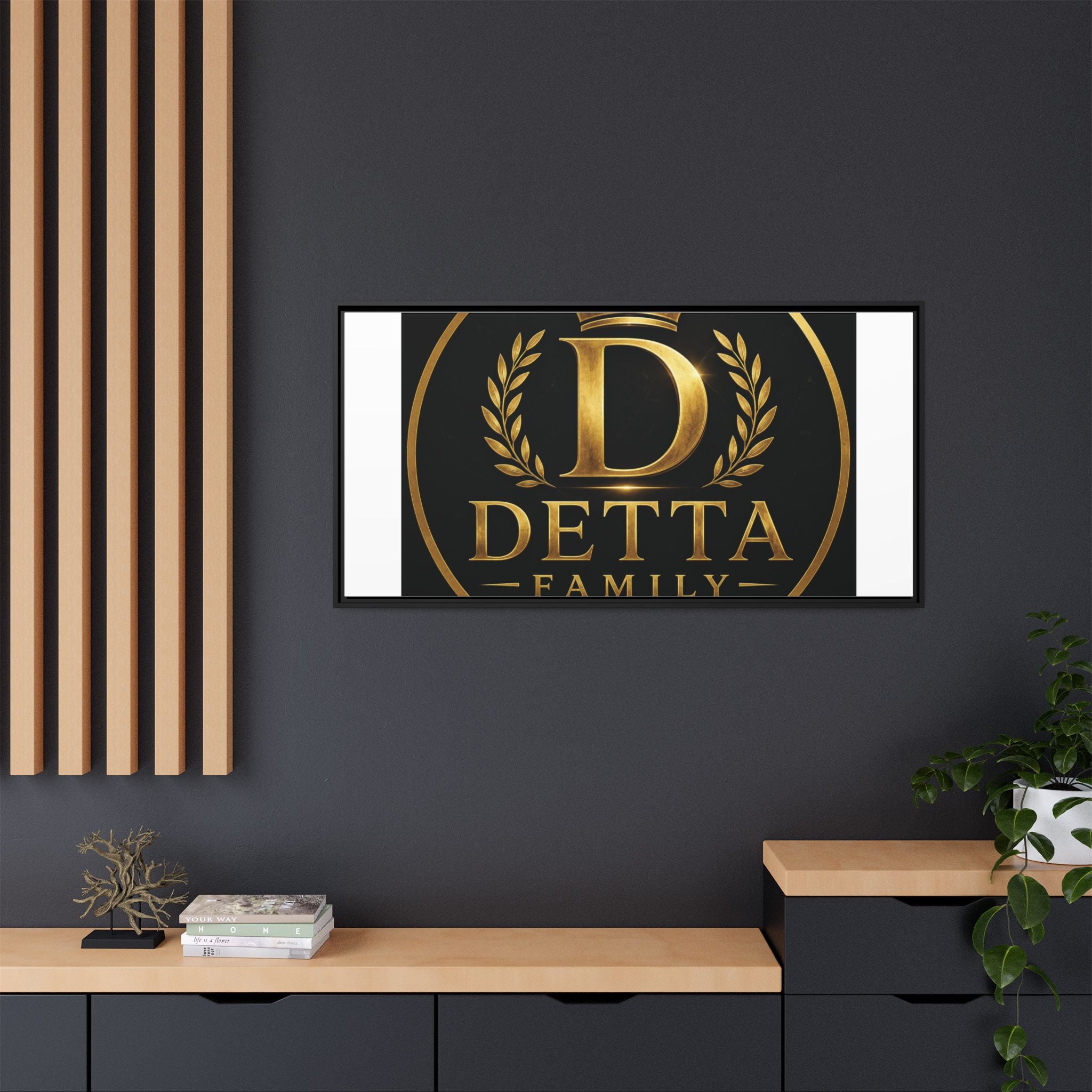 Matte Canvas, Framed (Multi-color)