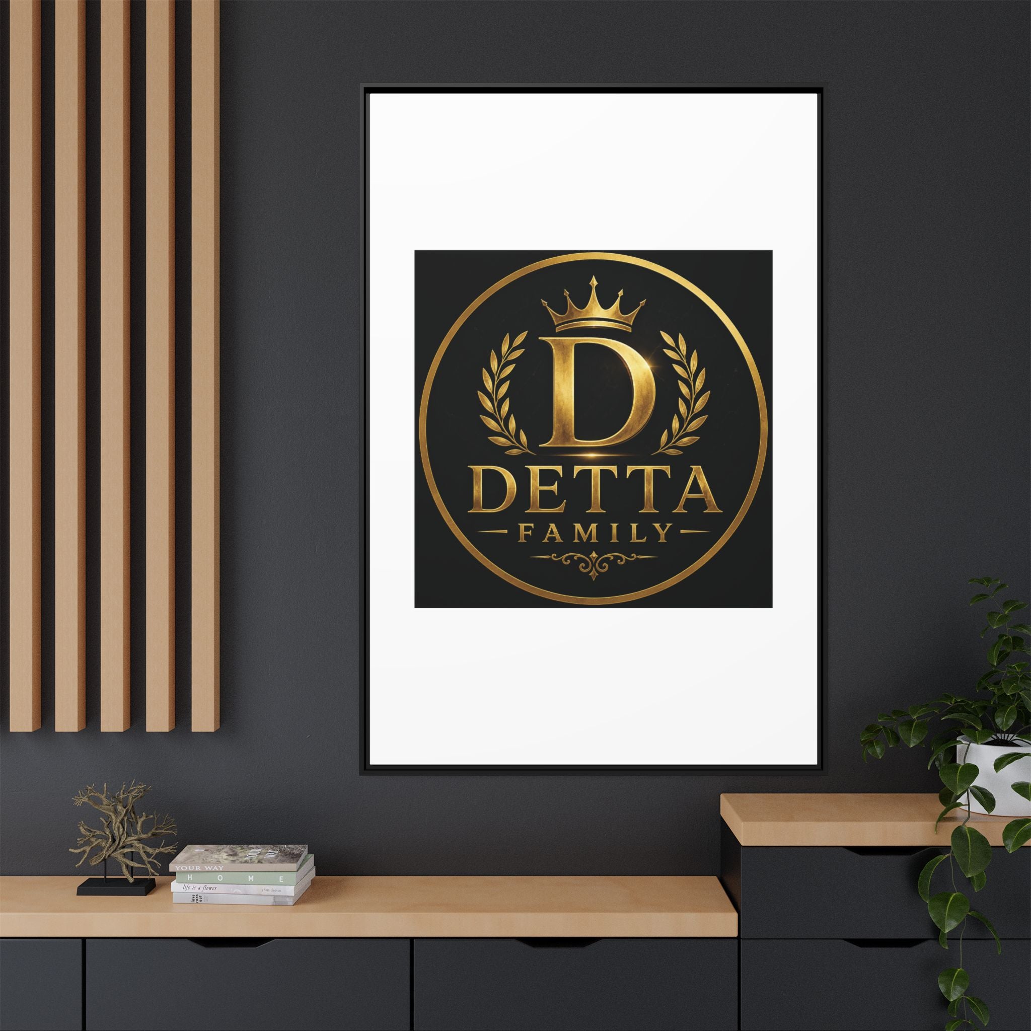Matte Canvas, Framed (Multi-color)