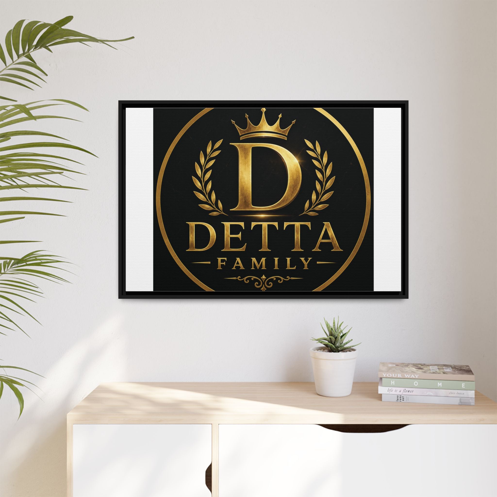Matte Canvas, Framed (Multi-color)