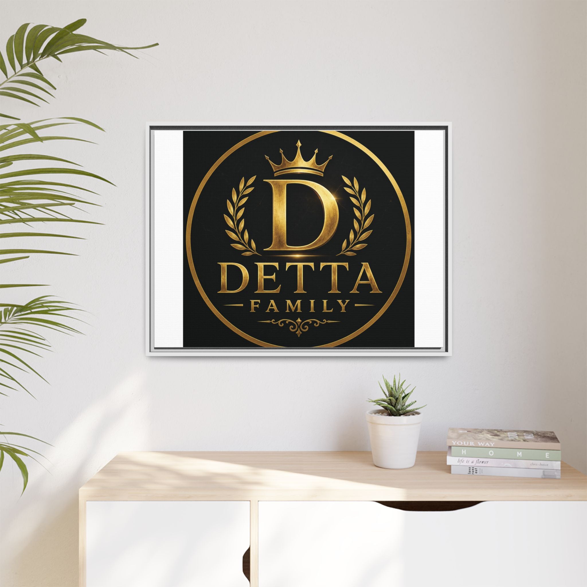 Matte Canvas, Framed (Multi-color)