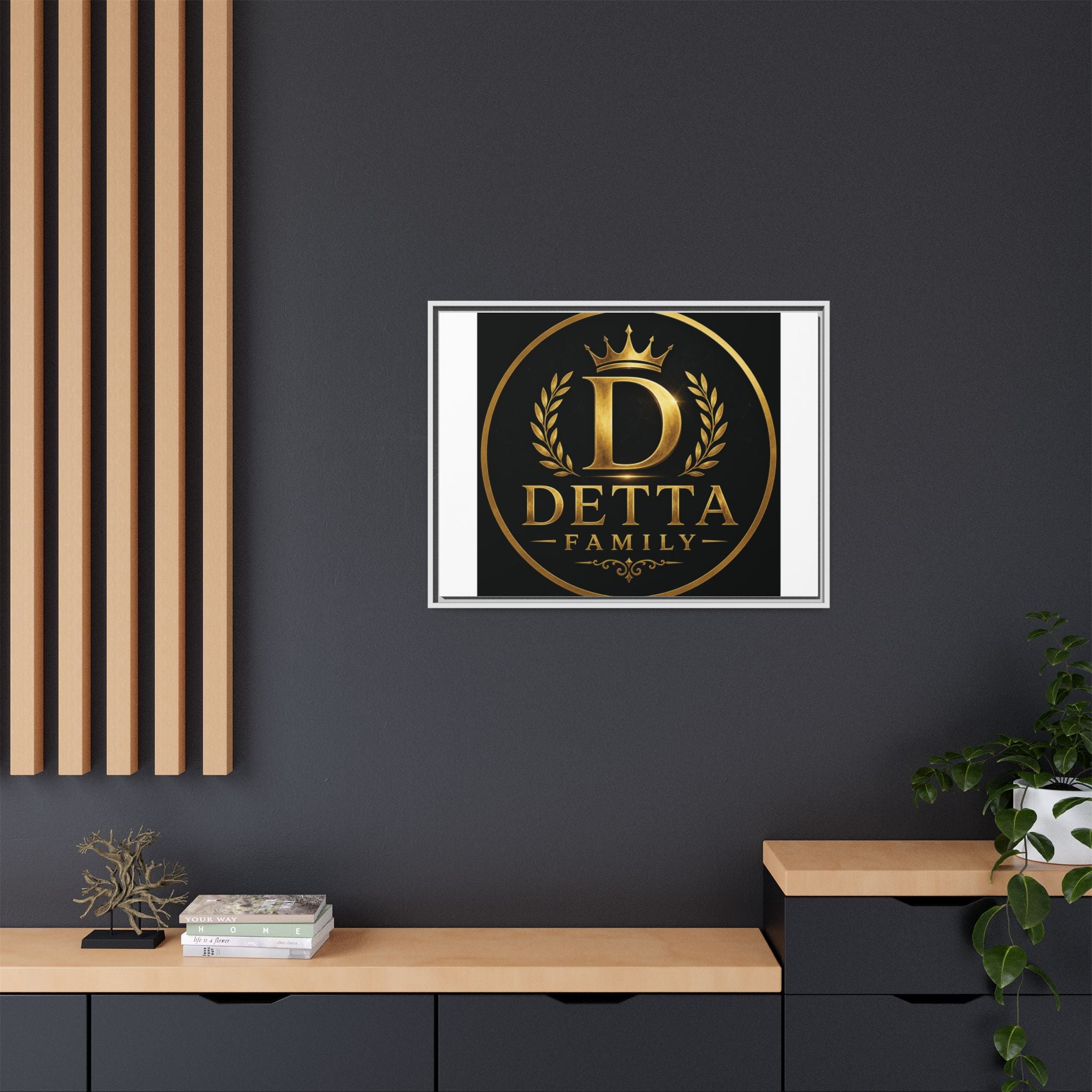 Matte Canvas, Framed (Multi-color)