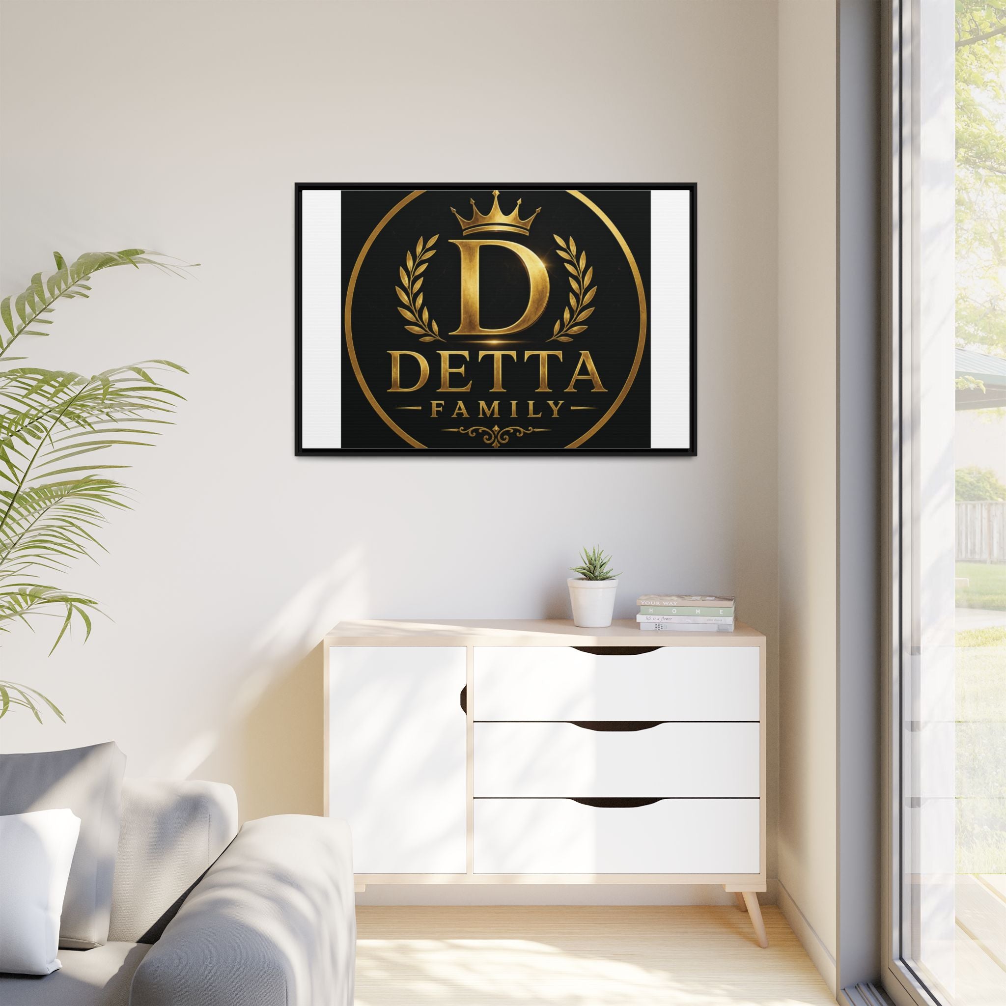 Matte Canvas, Framed (Multi-color)