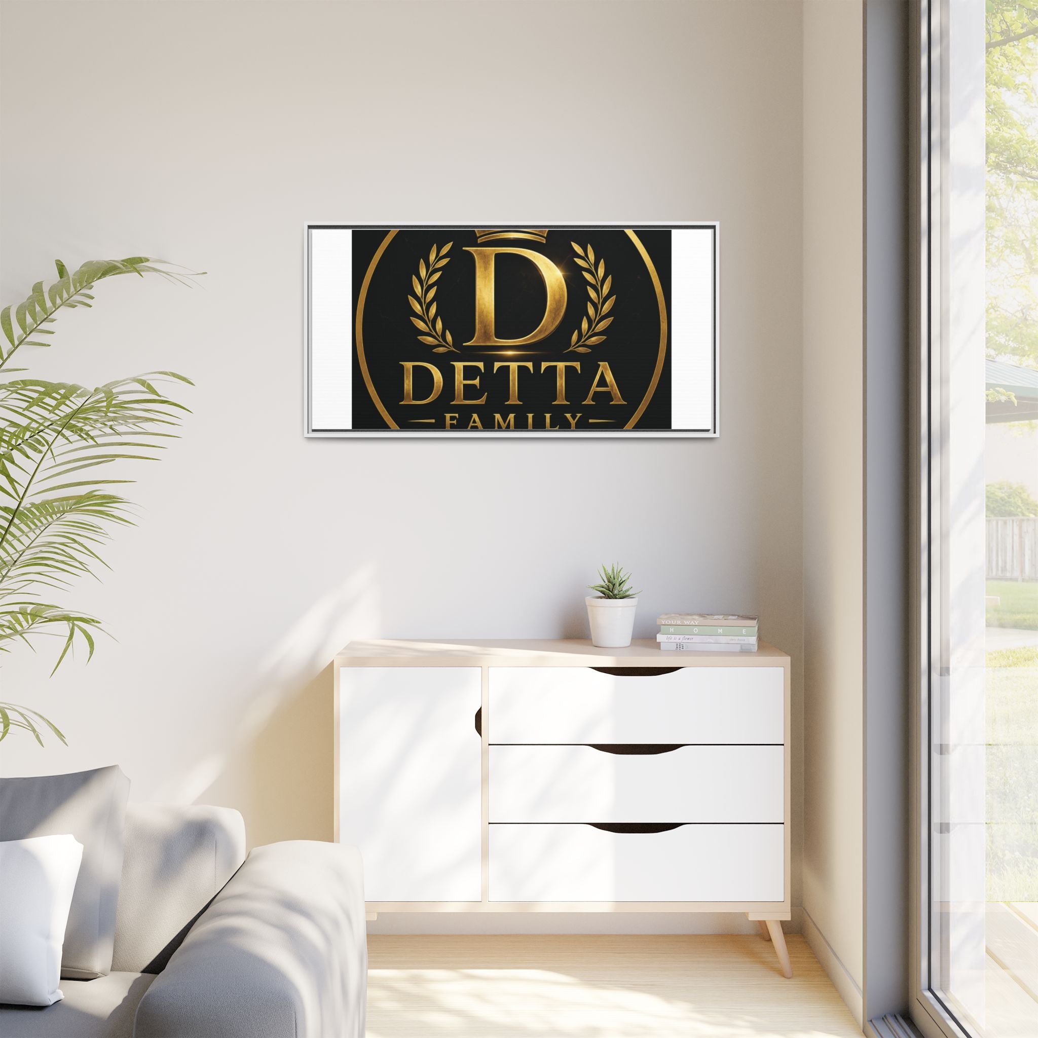 Matte Canvas, Framed (Multi-color)