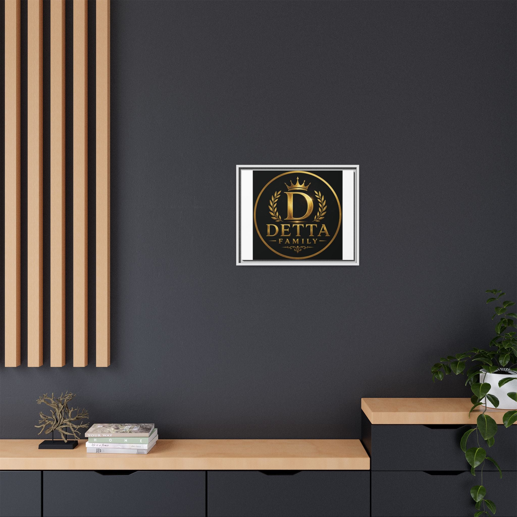 Matte Canvas, Framed (Multi-color)