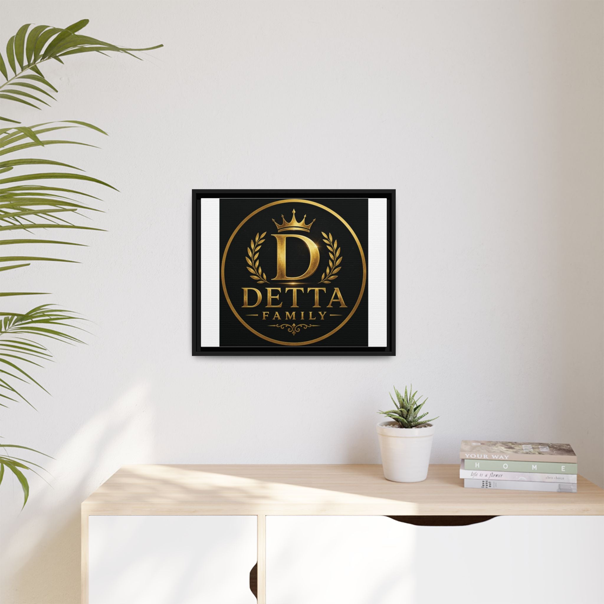 Matte Canvas, Framed (Multi-color)