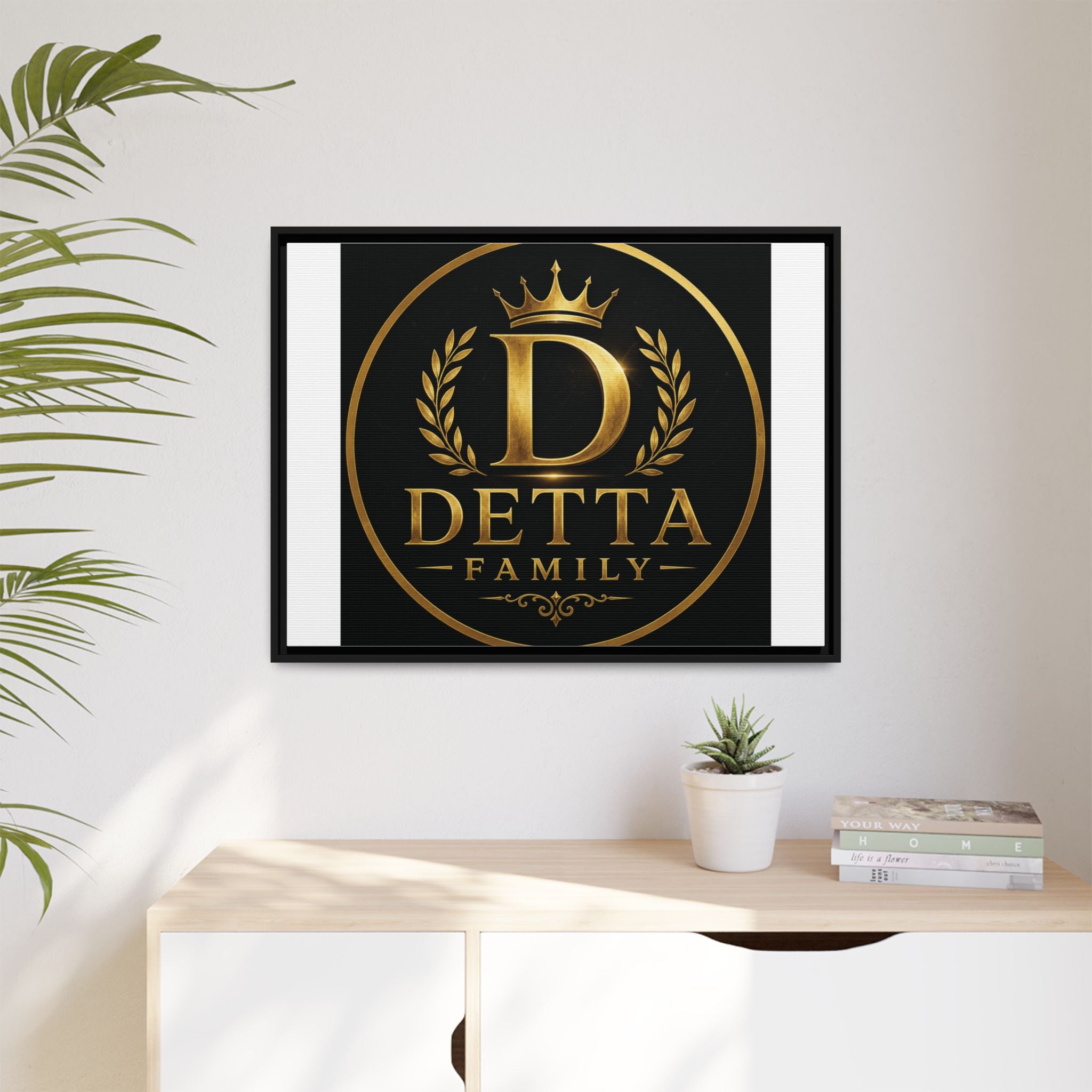 Matte Canvas, Framed (Multi-color)