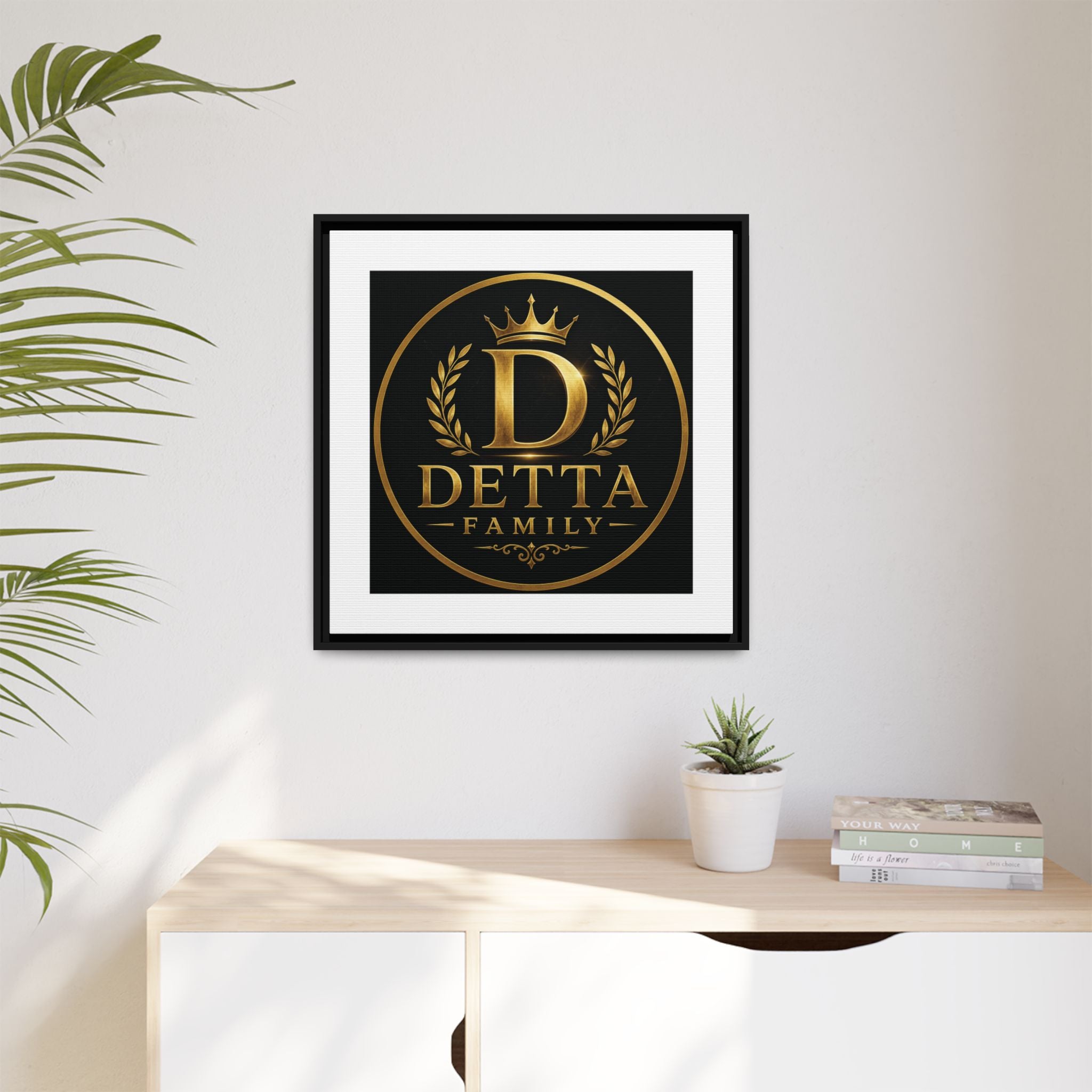 Matte Canvas, Framed (Multi-color)