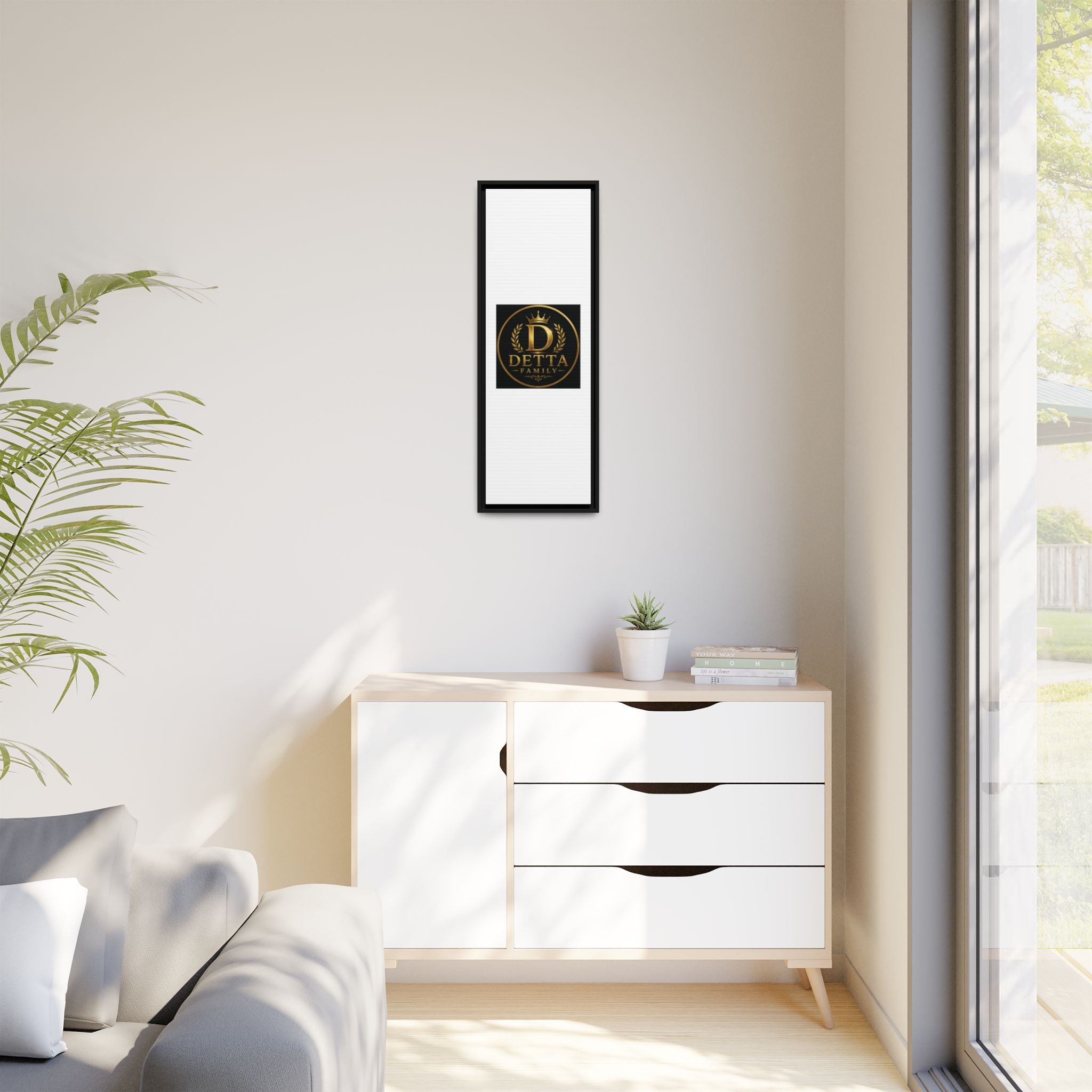 Matte Canvas, Framed (Multi-color)
