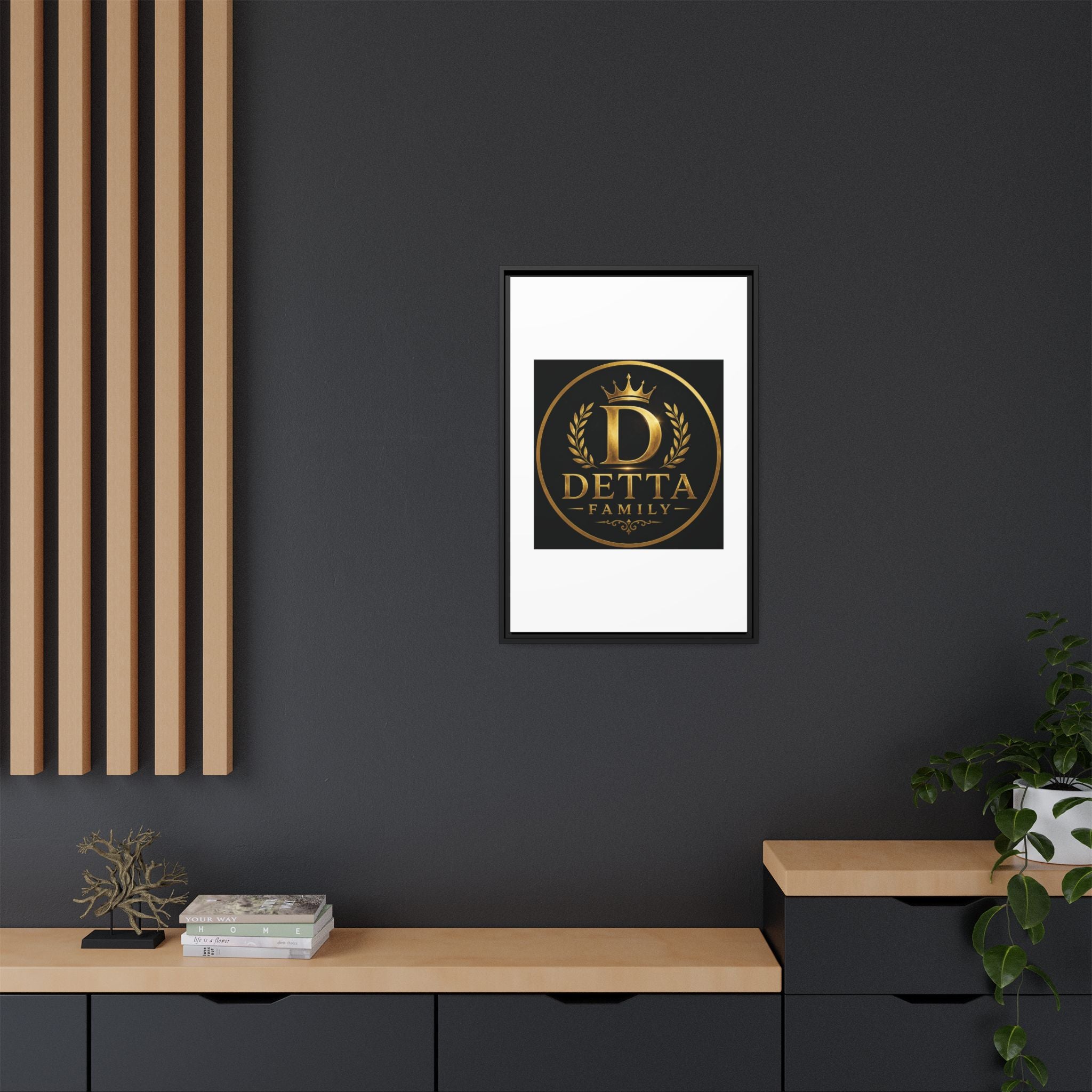 Matte Canvas, Framed (Multi-color)