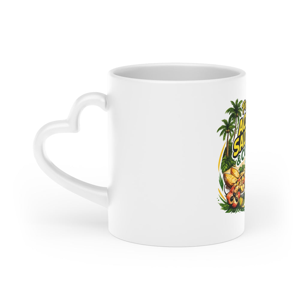 Jamaican Heart-Shaped Mug