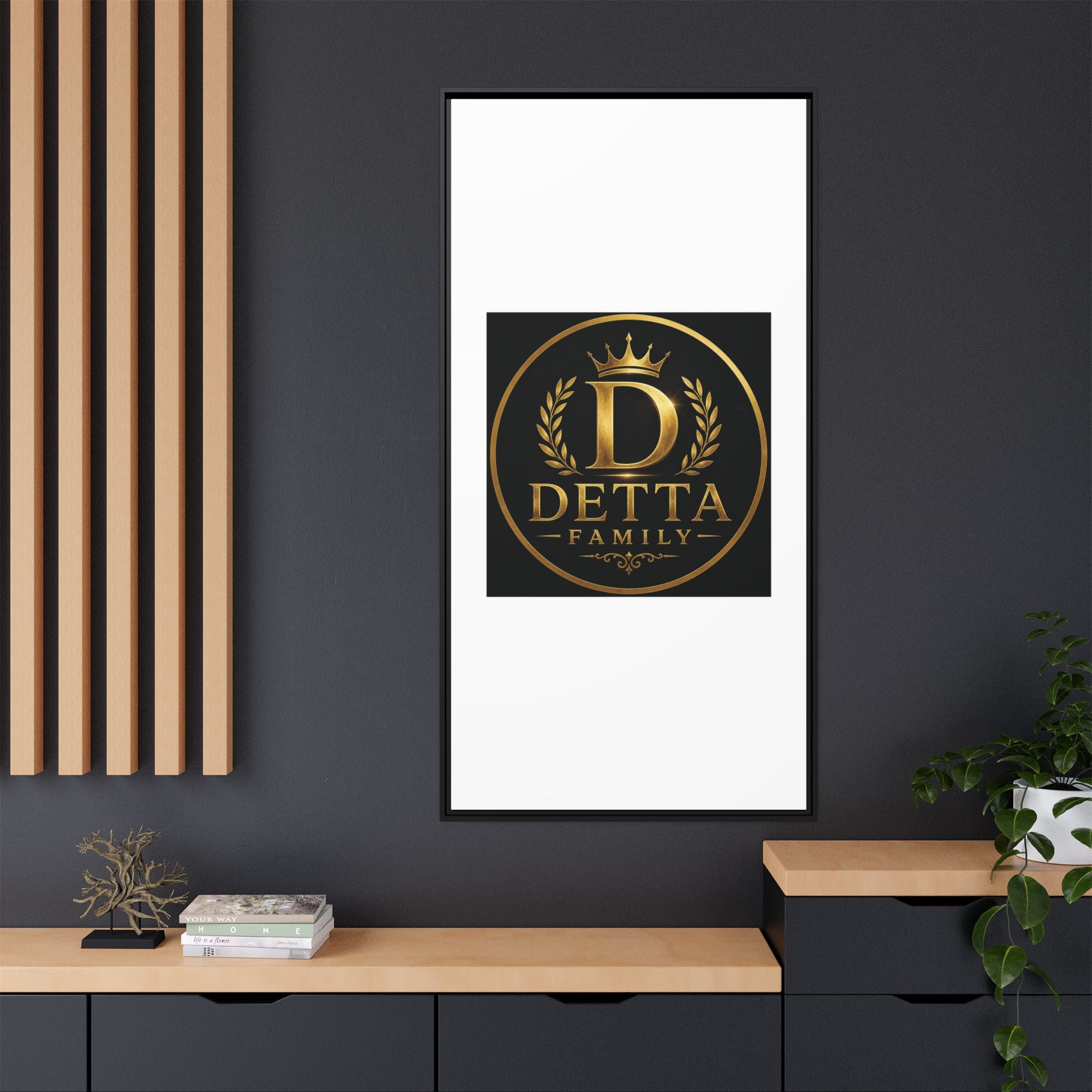 Matte Canvas, Framed (Multi-color)