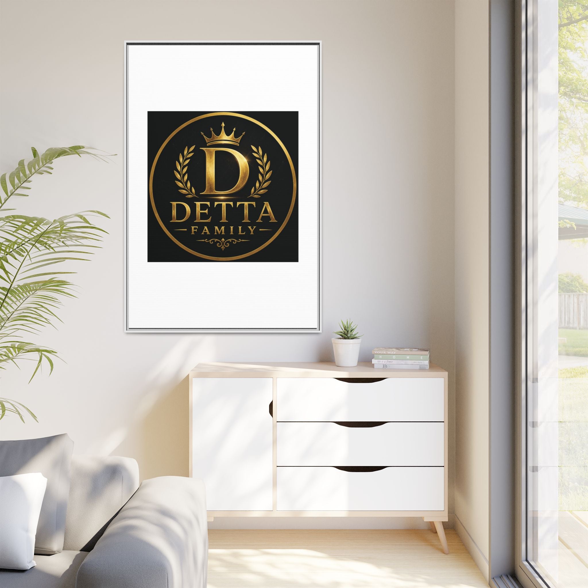 Matte Canvas, Framed (Multi-color)