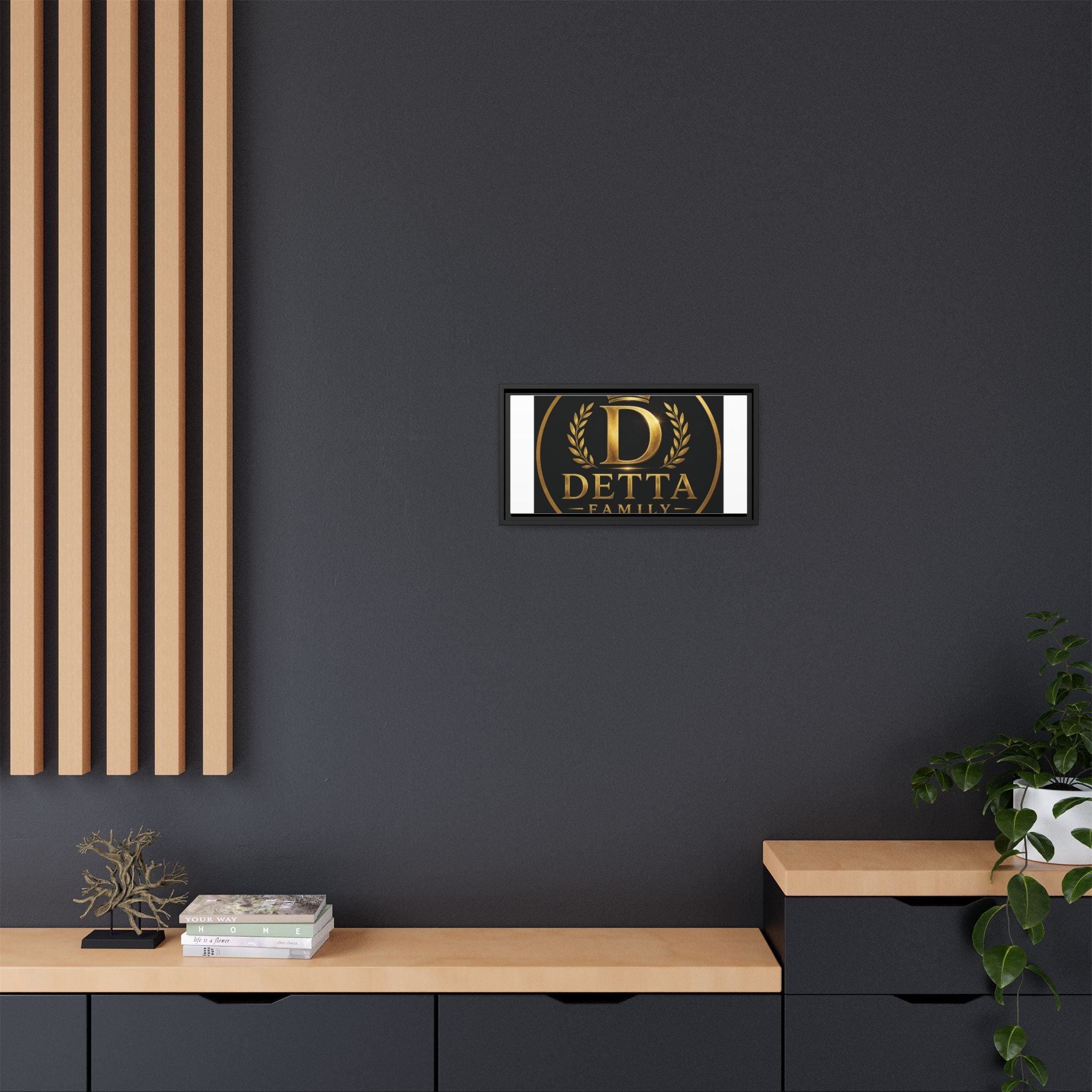Matte Canvas, Framed (Multi-color)