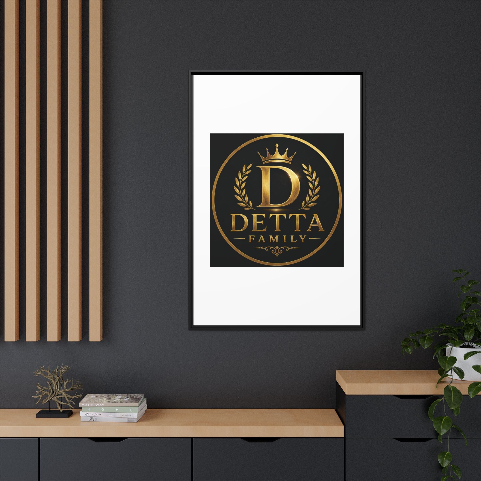 Matte Canvas, Framed (Multi-color)