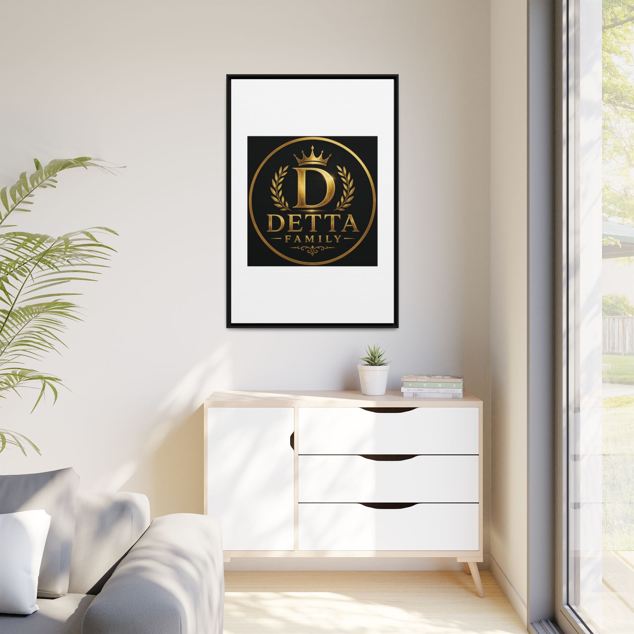 Matte Canvas, Framed (Multi-color)