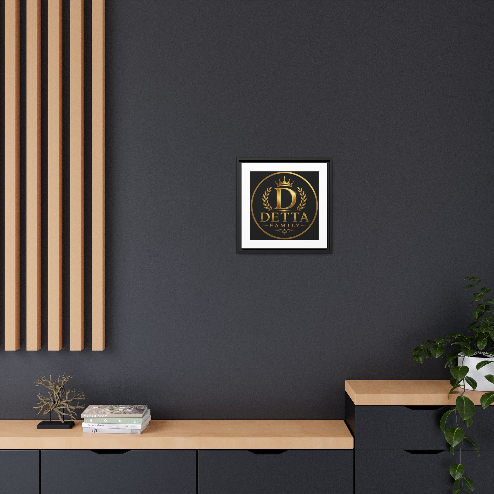 Matte Canvas, Framed (Multi-color)