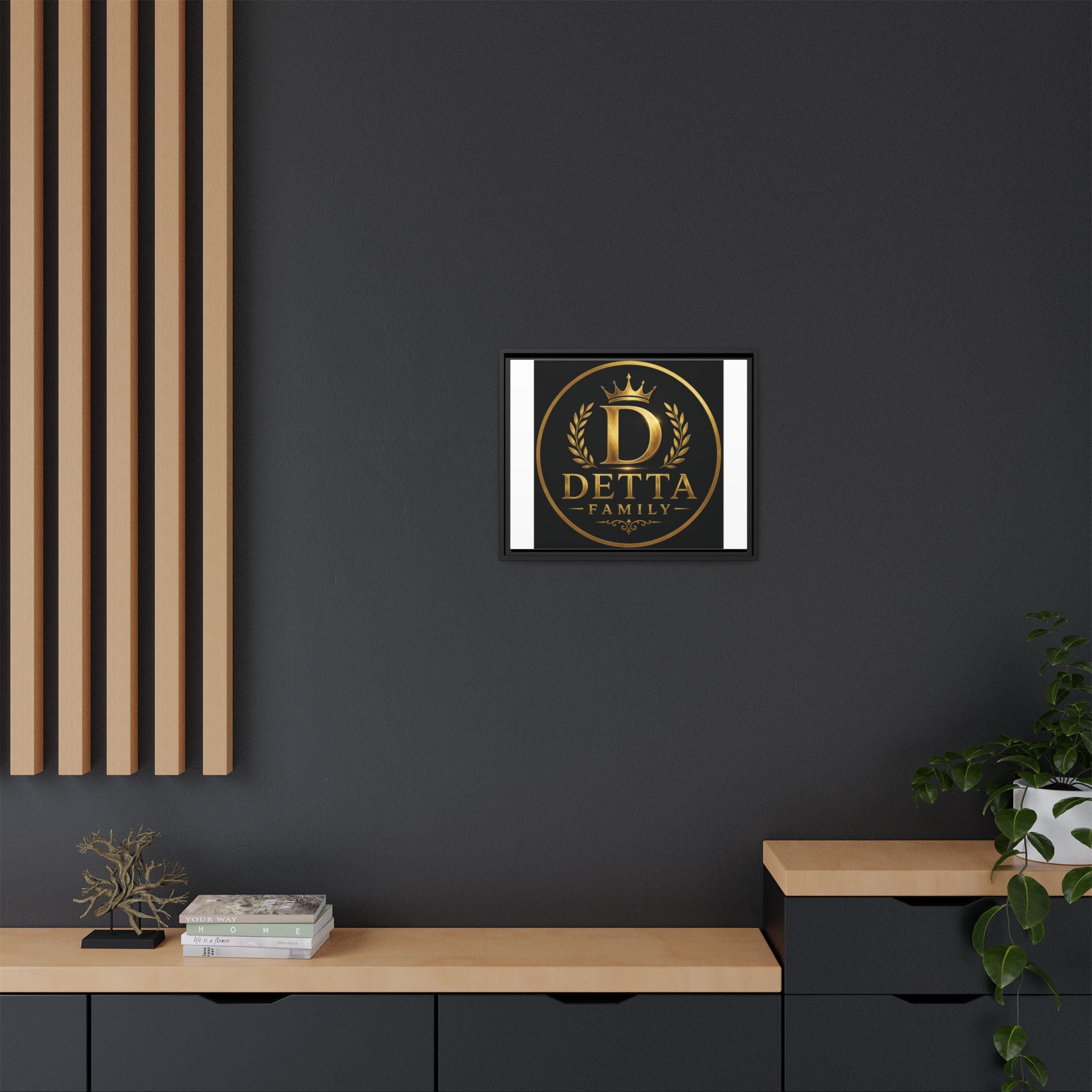 Matte Canvas, Framed (Multi-color)