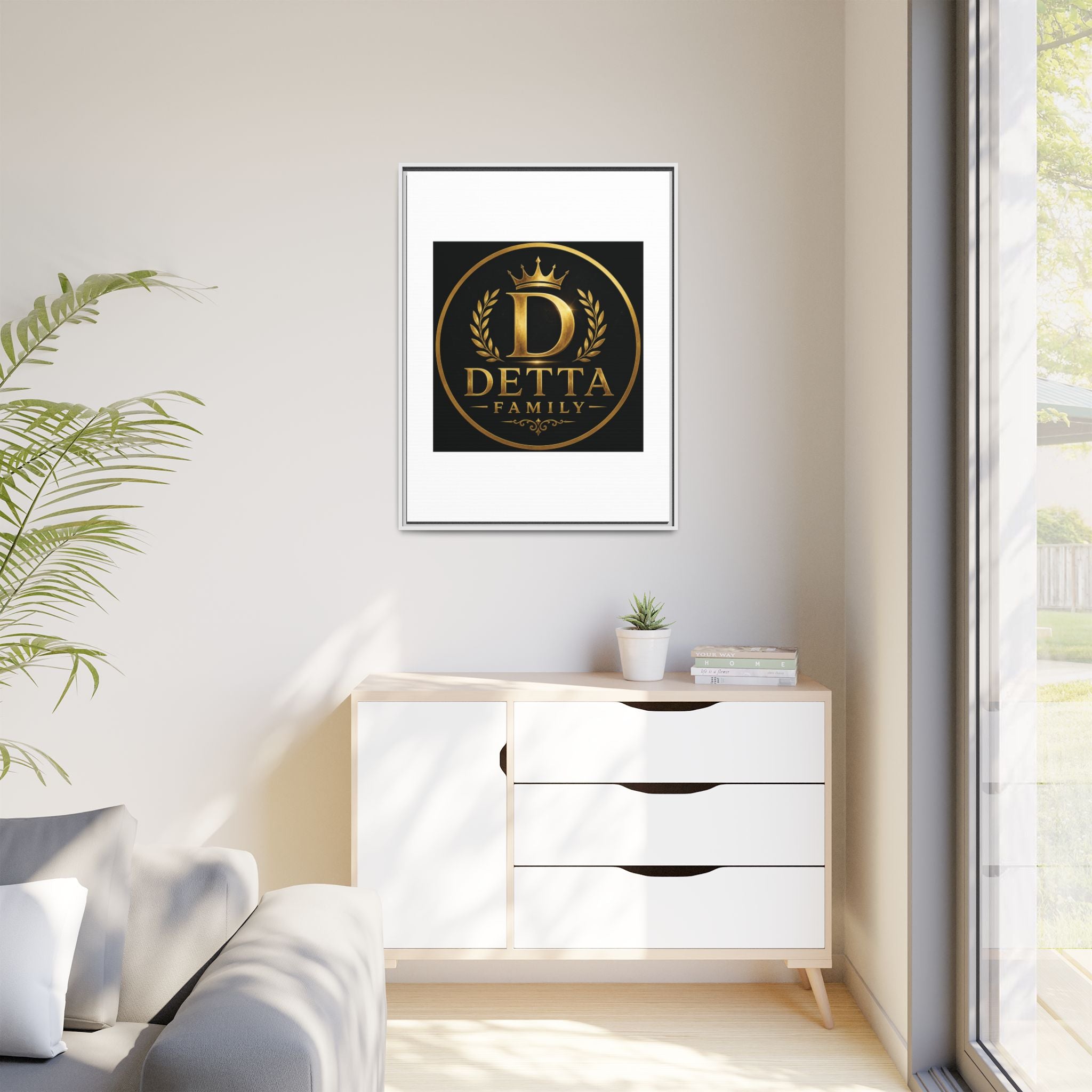 Matte Canvas, Framed (Multi-color)