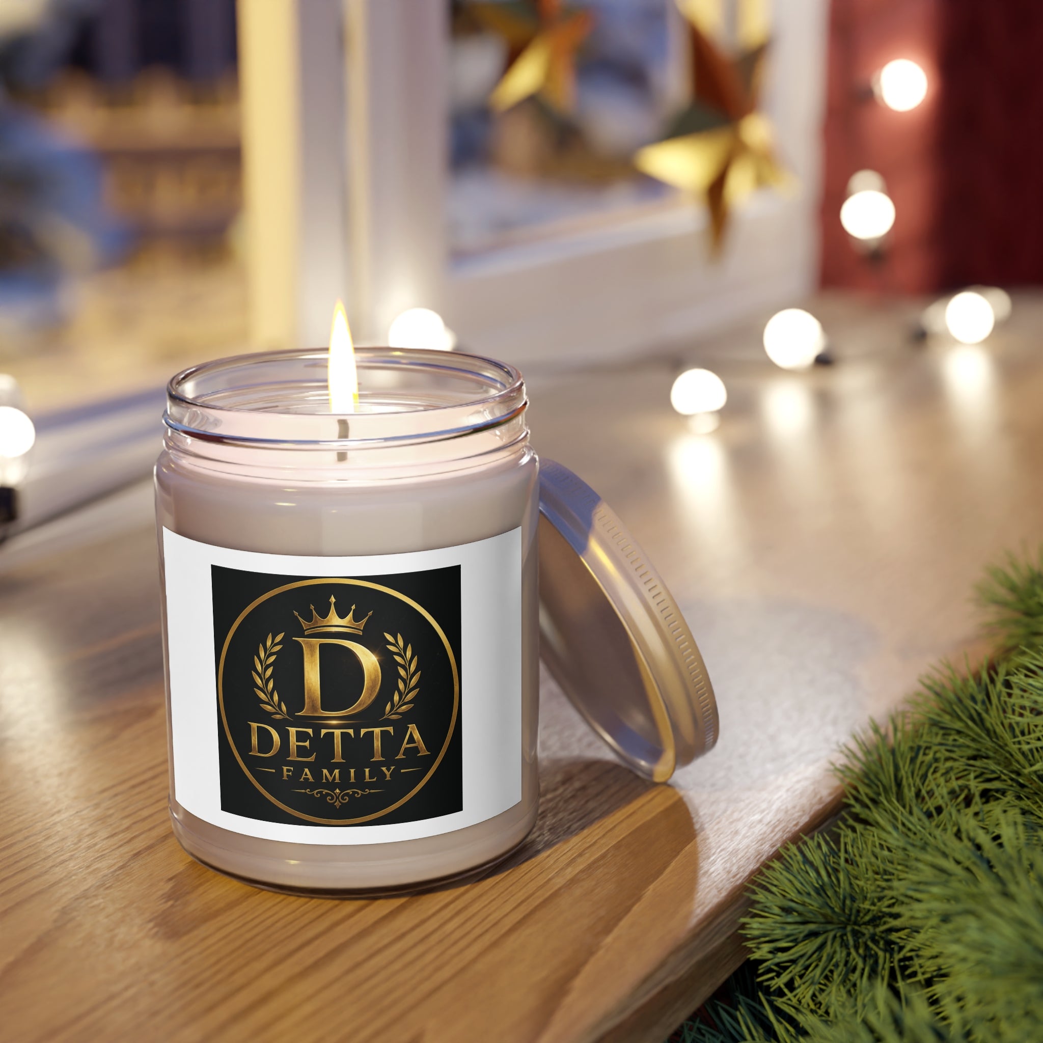 Scented Soy Candles with White Lid, 9oz