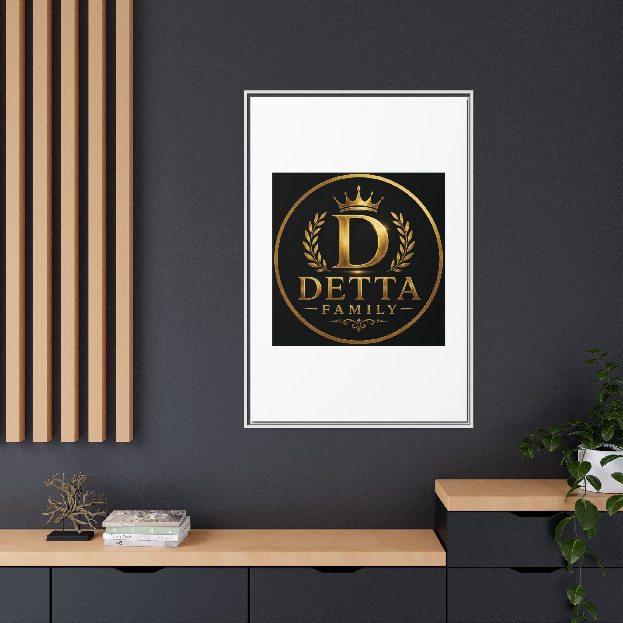 Matte Canvas, Framed (Multi-color)