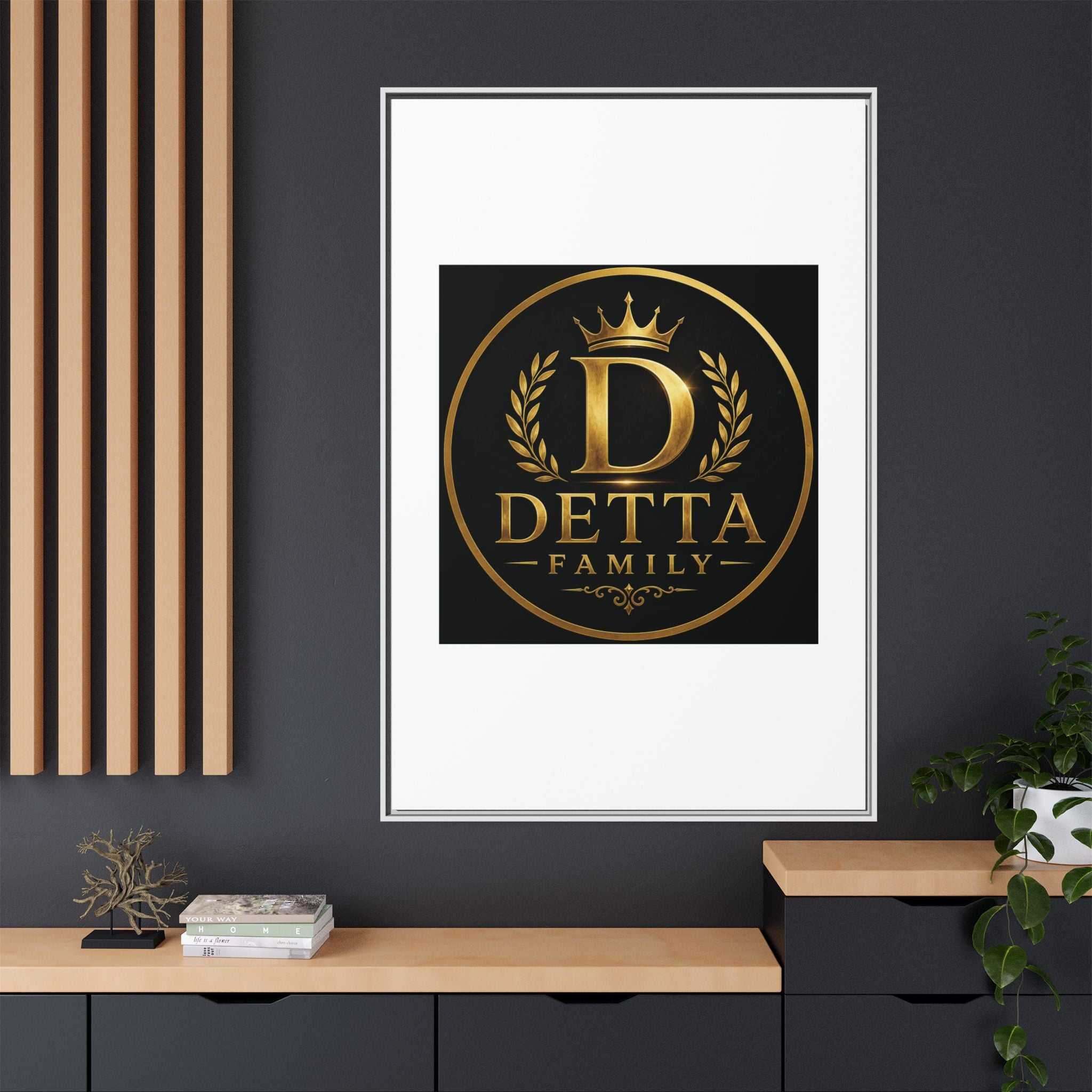 Matte Canvas, Framed (Multi-color)