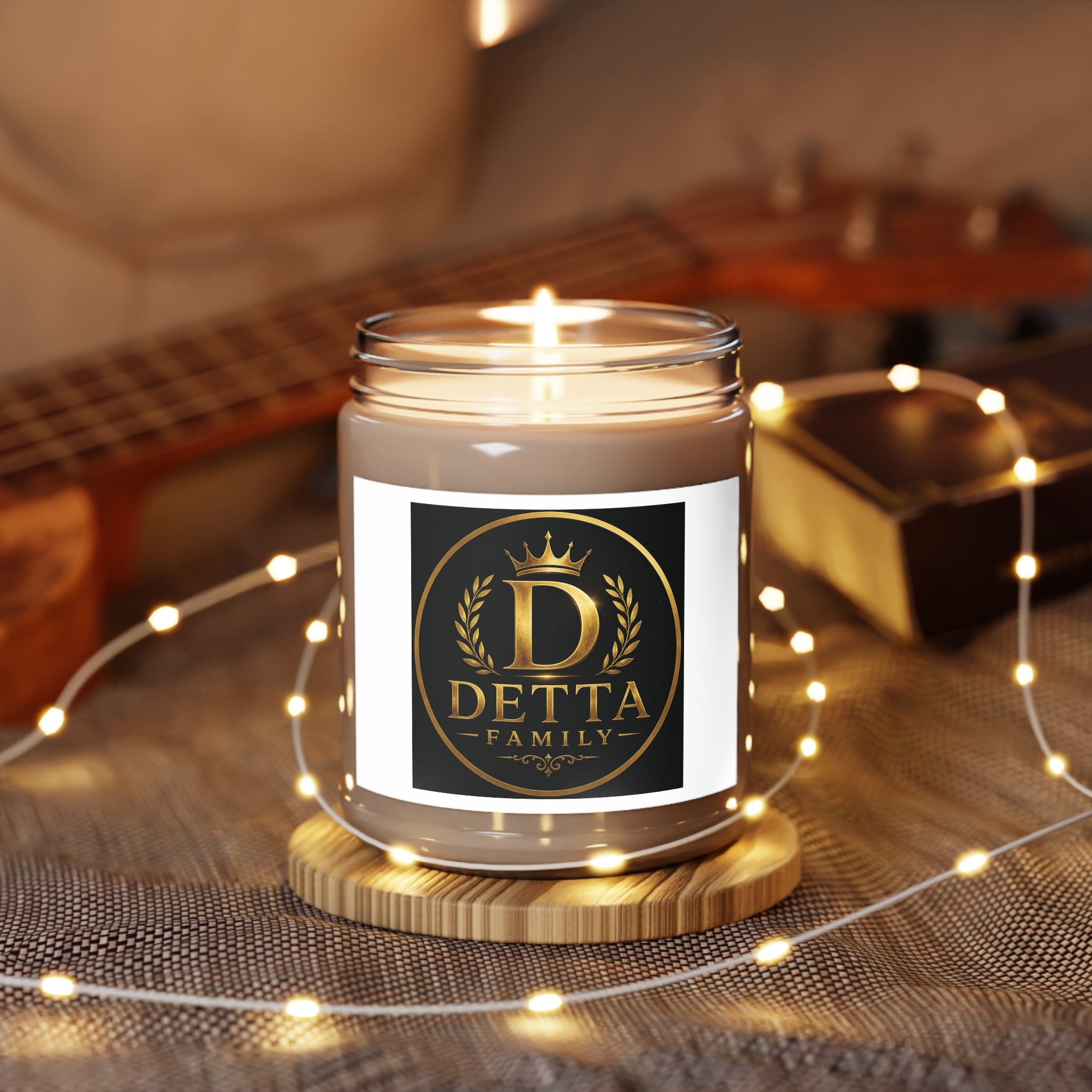 Scented Soy Candles with White Lid, 9oz